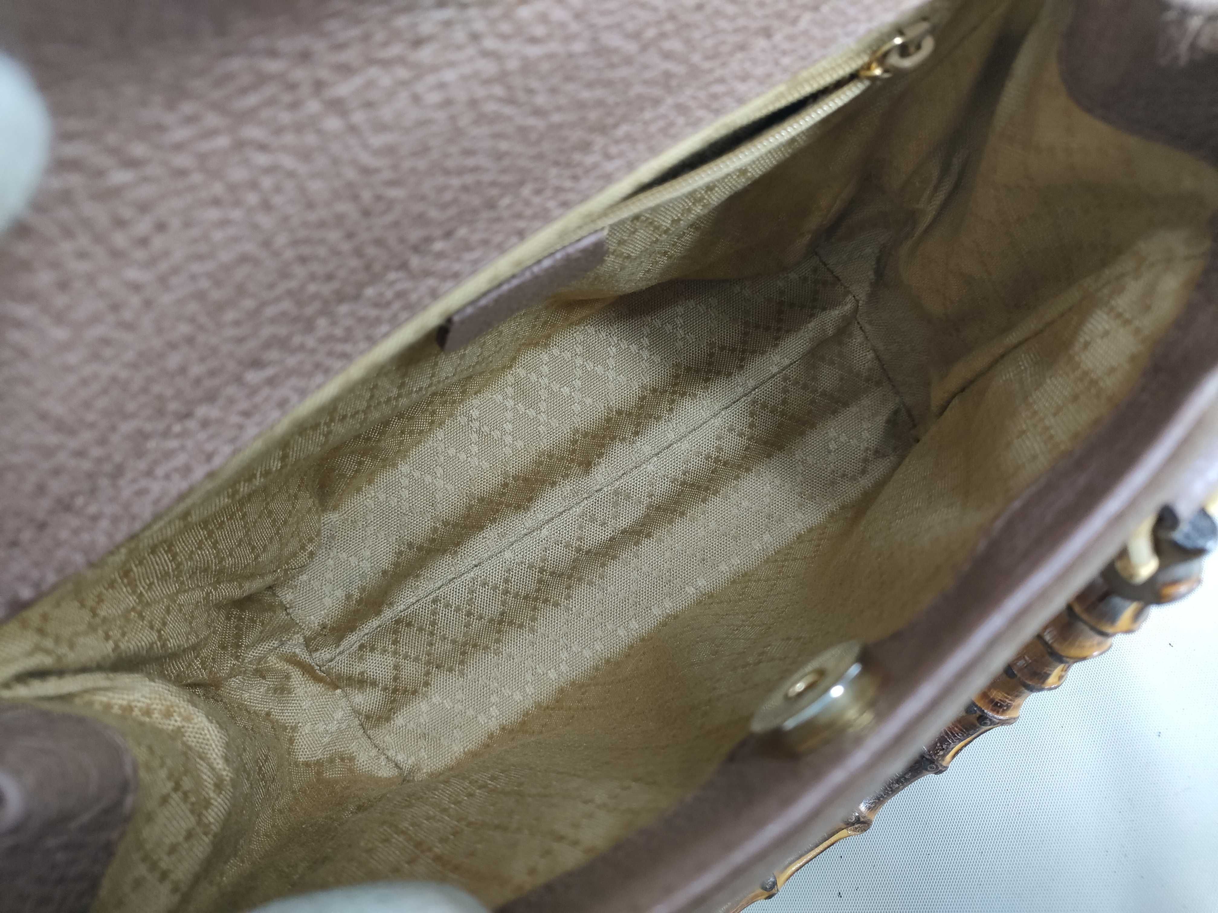 Bamboo Bag, Gucci 000・123・0316, Suede Bamboo Handbag, 2-Way Handbag — view 9