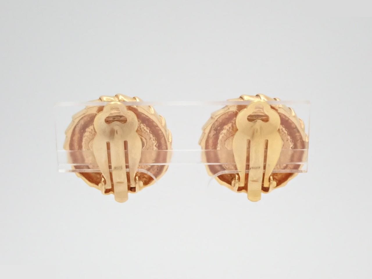Faux pearl earrings — view 2