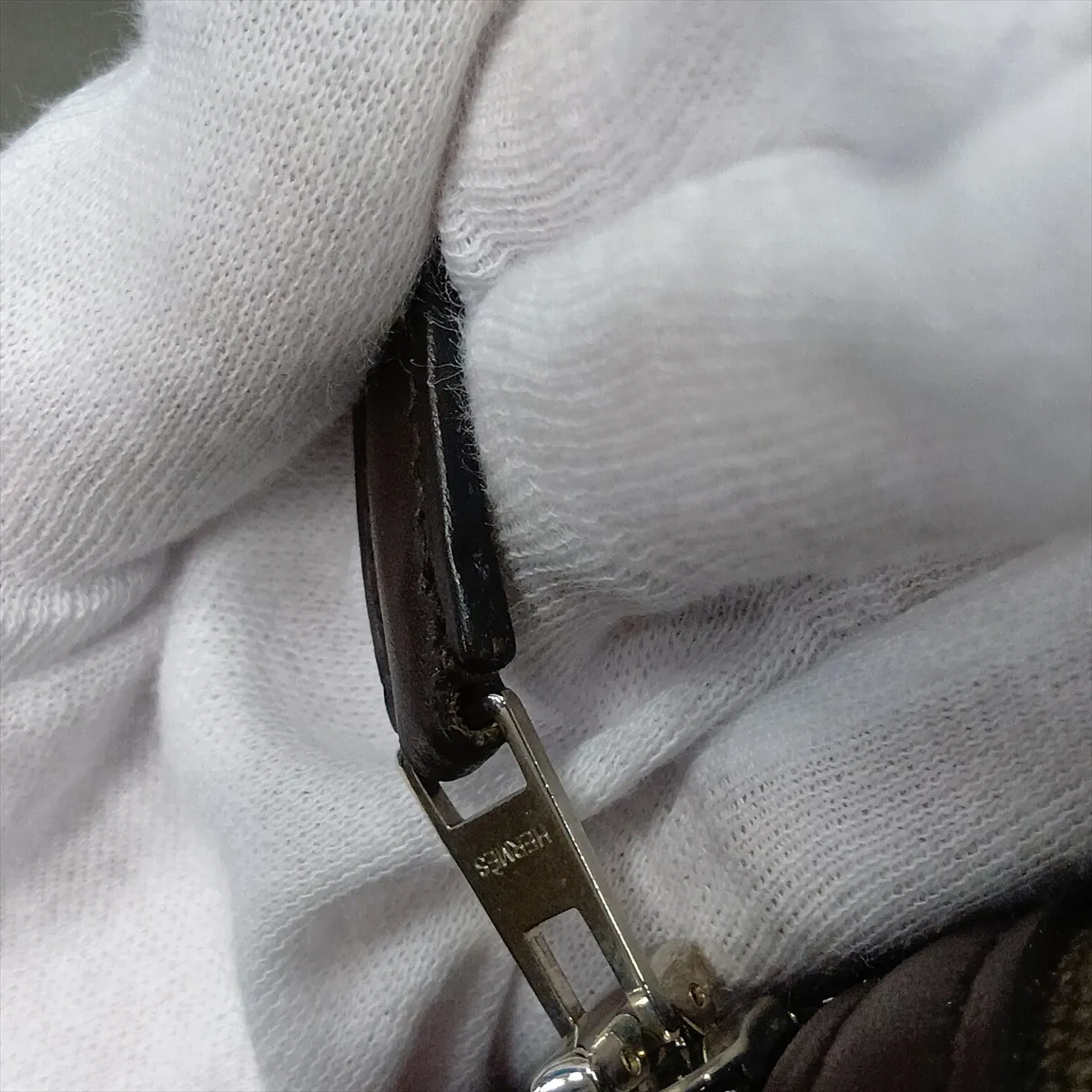 Arion 60 Toile H Khaki x Brown Silver Hardware N:2010 — view 12