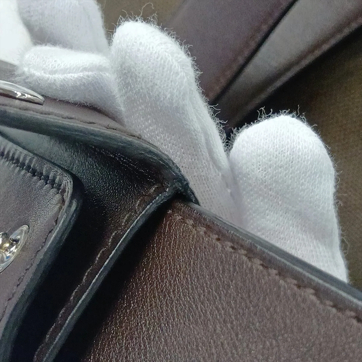 Arion 60 Toile H Khaki x Brown Silver Hardware N:2010 — view 14