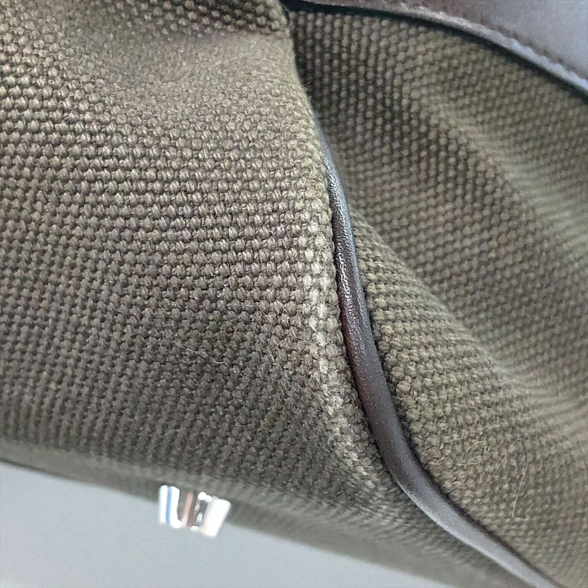 Arion 60 Toile H Khaki x Brown Silver Hardware N:2010 — view 15