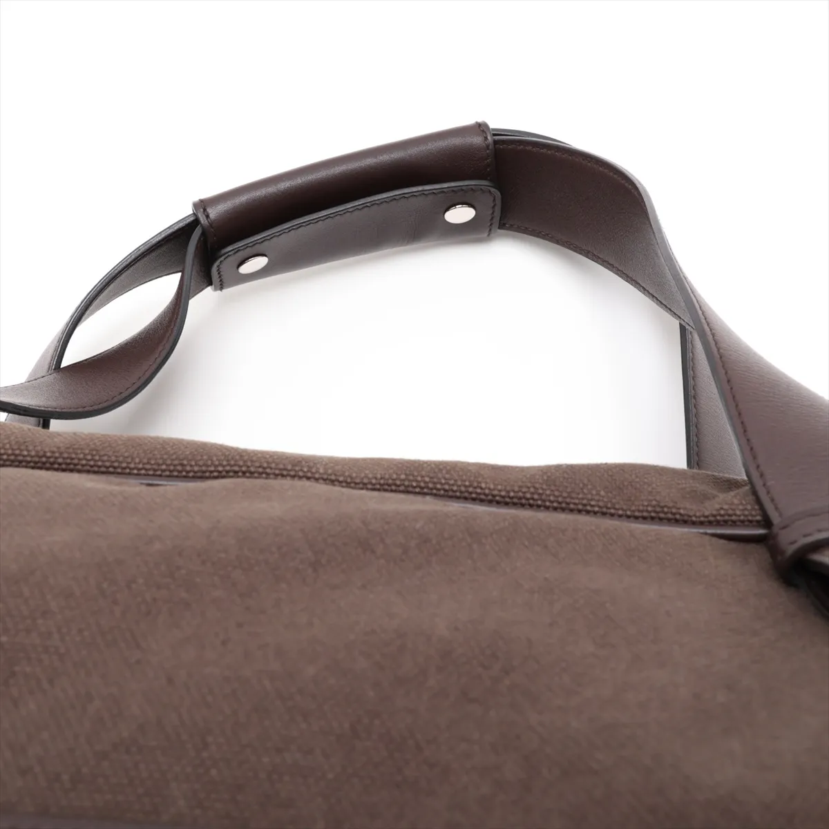 Arion 60 Toile H Khaki x Brown Silver Hardware N:2010 — view 6