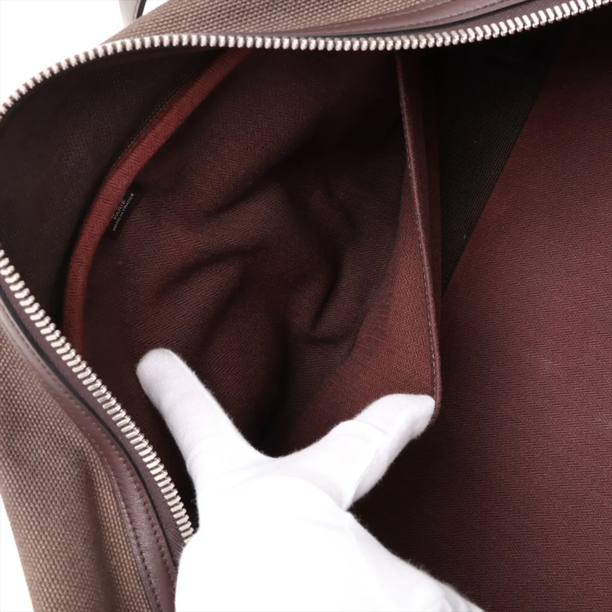Arion 60 Toile H Khaki x Brown Silver Hardware N:2010 — view 8