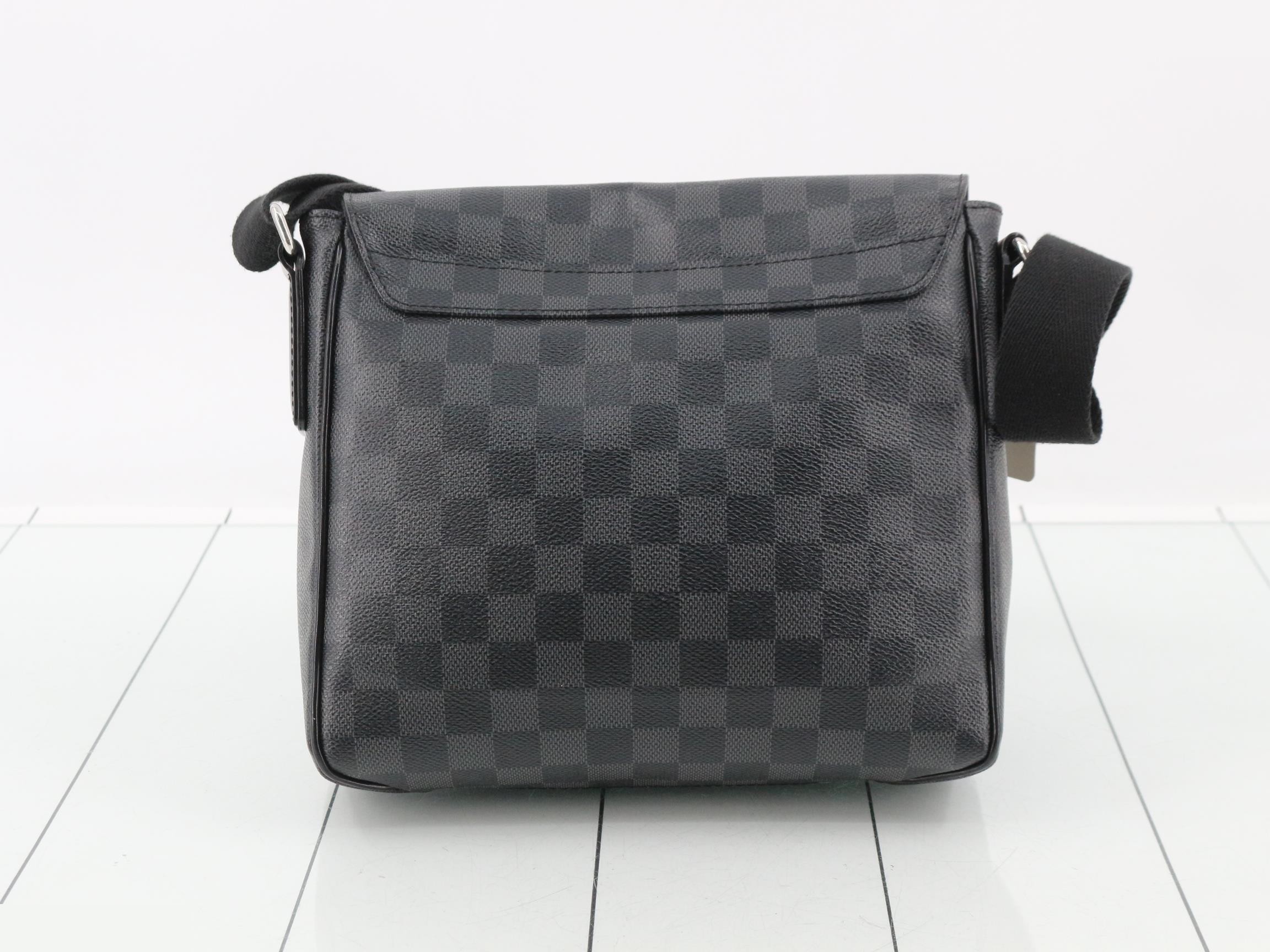 Damier Graphite District PM Shoulder Bag — view 2
