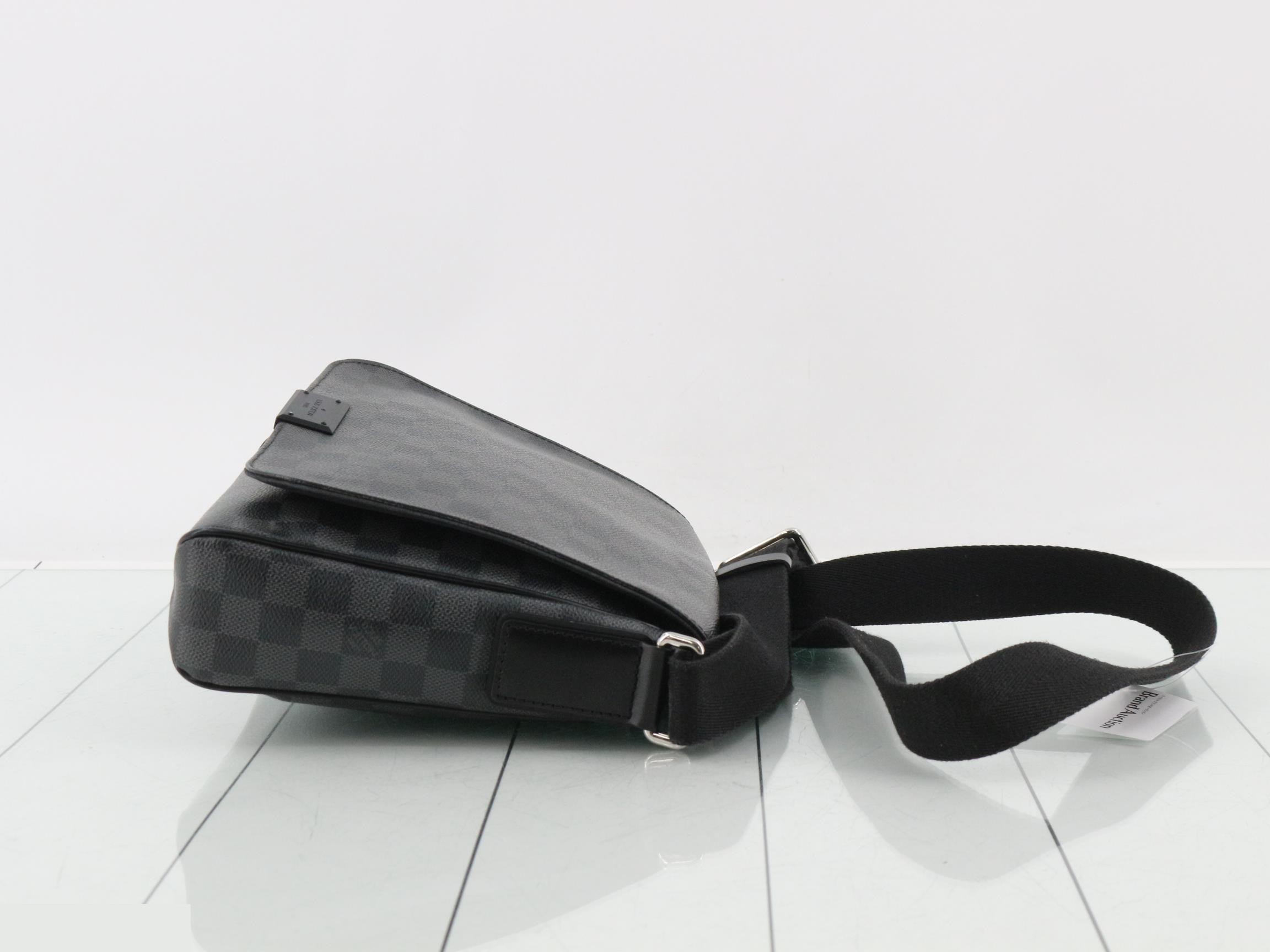 Damier Graphite District PM Shoulder Bag — view 3
