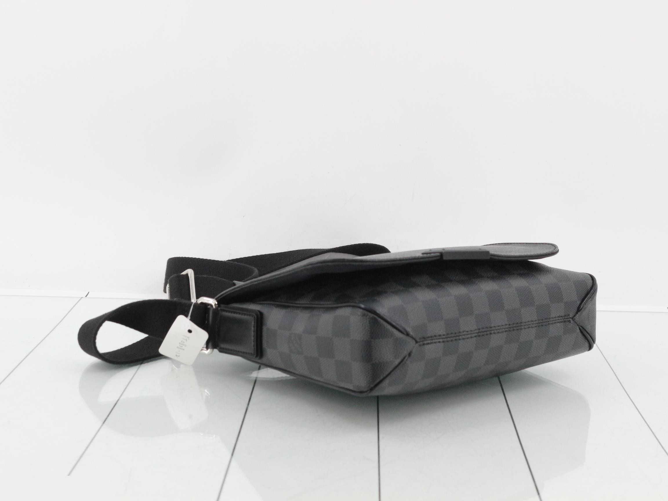 Damier Graphite District PM Shoulder Bag — view 5