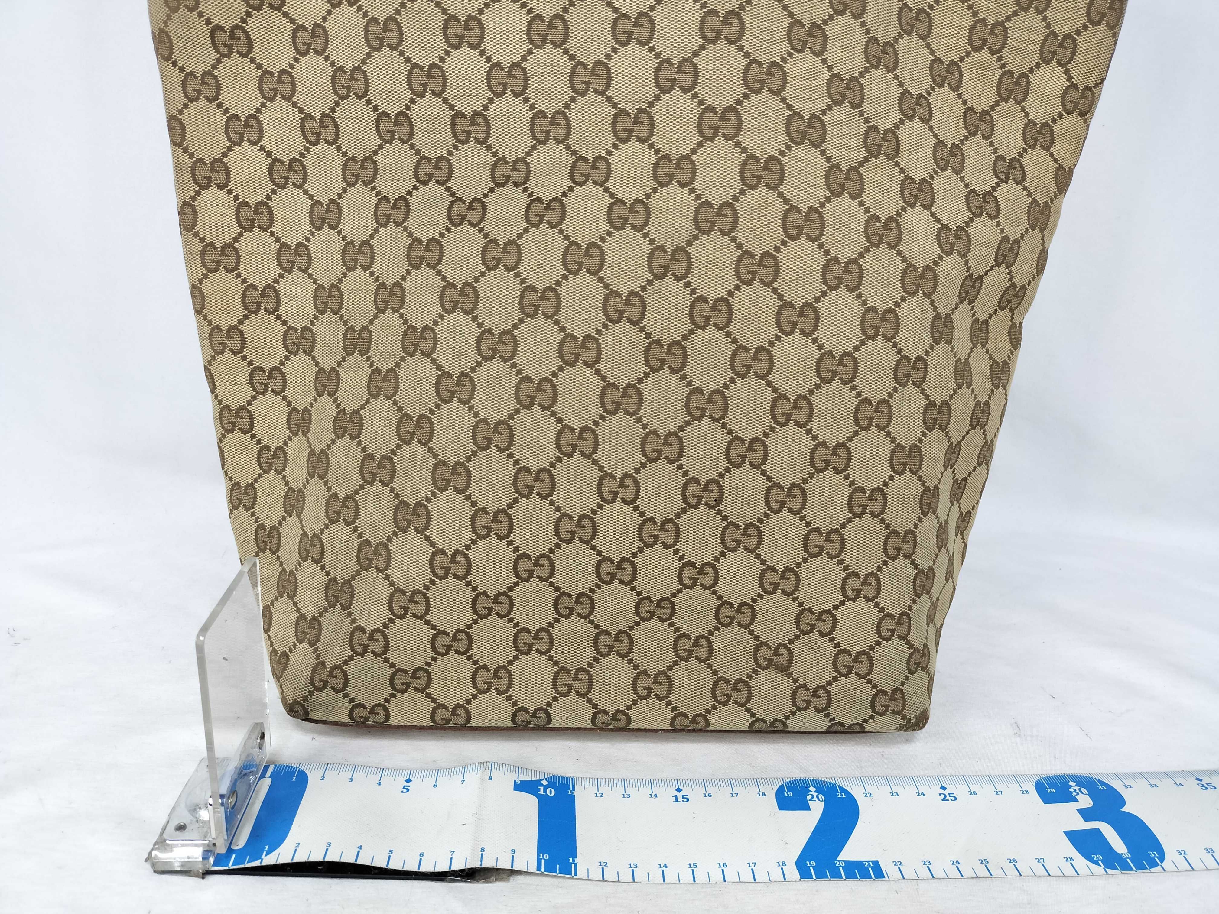 GG Canvas Tote Bag, GG Canvas Brown Tote Bag — view 2