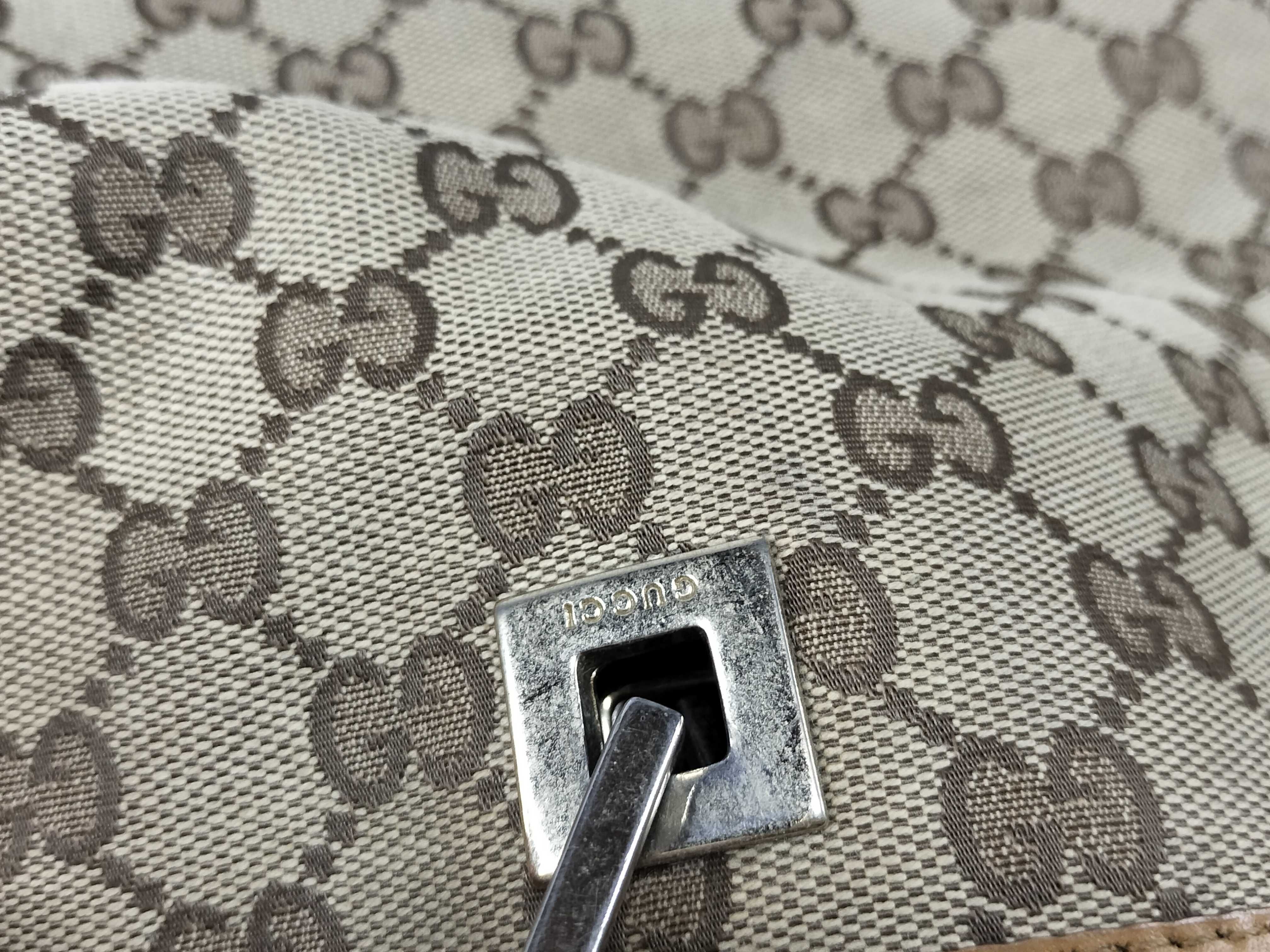 GG Canvas Tote Bag, GG Canvas Brown Tote Bag — view 12