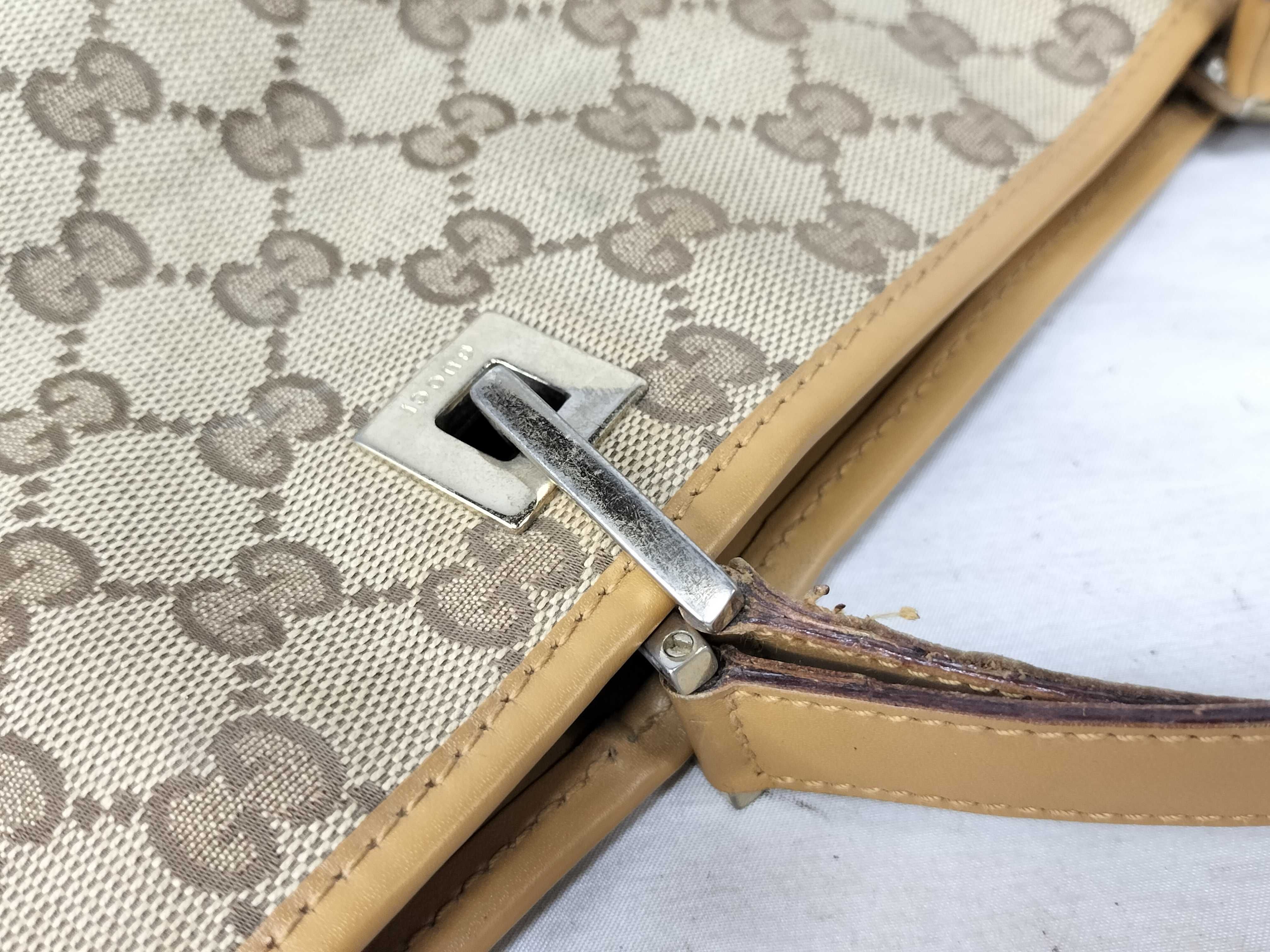 GG Canvas Tote Bag, GG Canvas Brown Tote Bag — view 5
