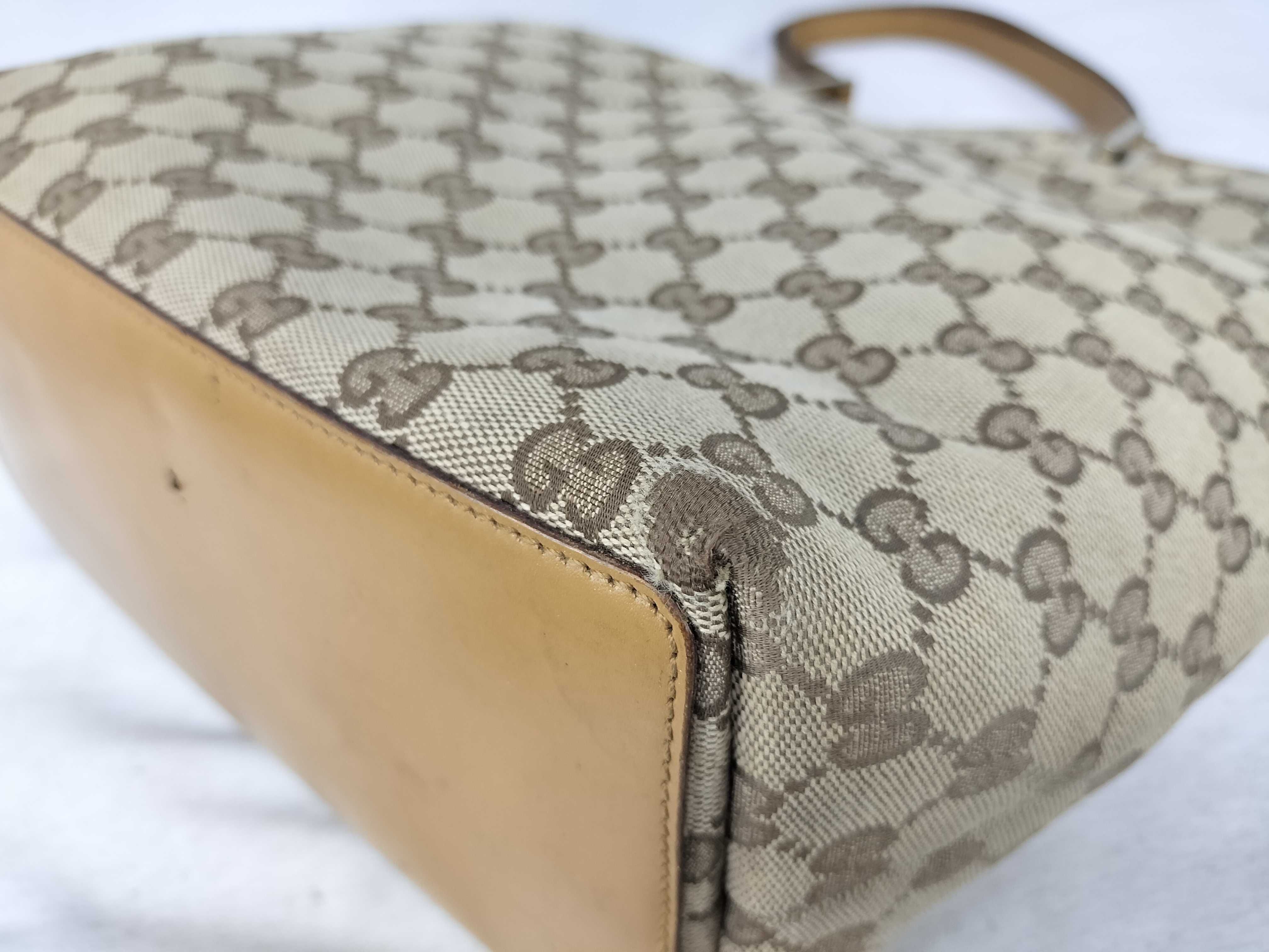 GG Canvas Tote Bag, GG Canvas Brown Tote Bag — view 6