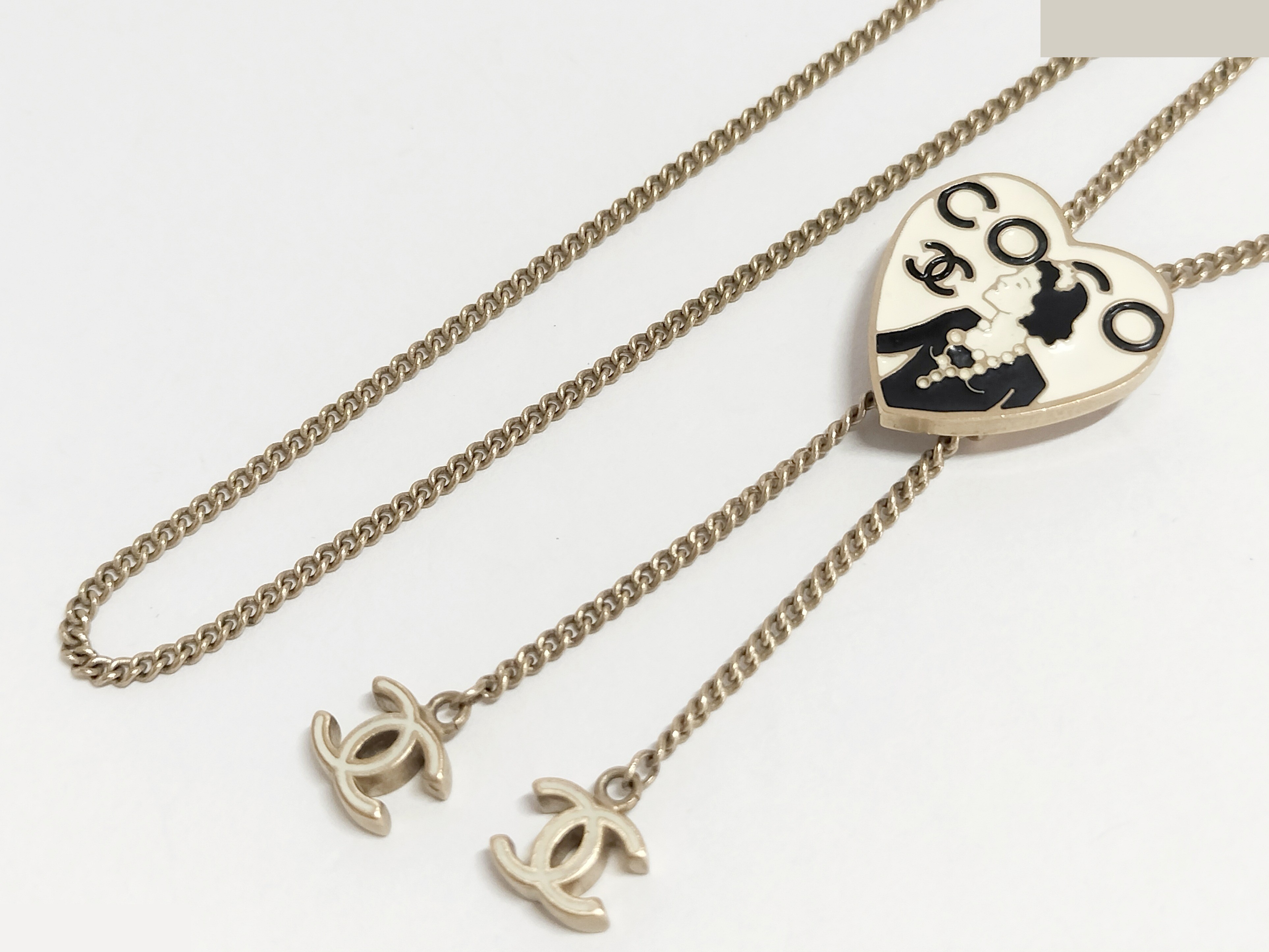 Coco Heart Gold Necklace, Chain approx. 54cm