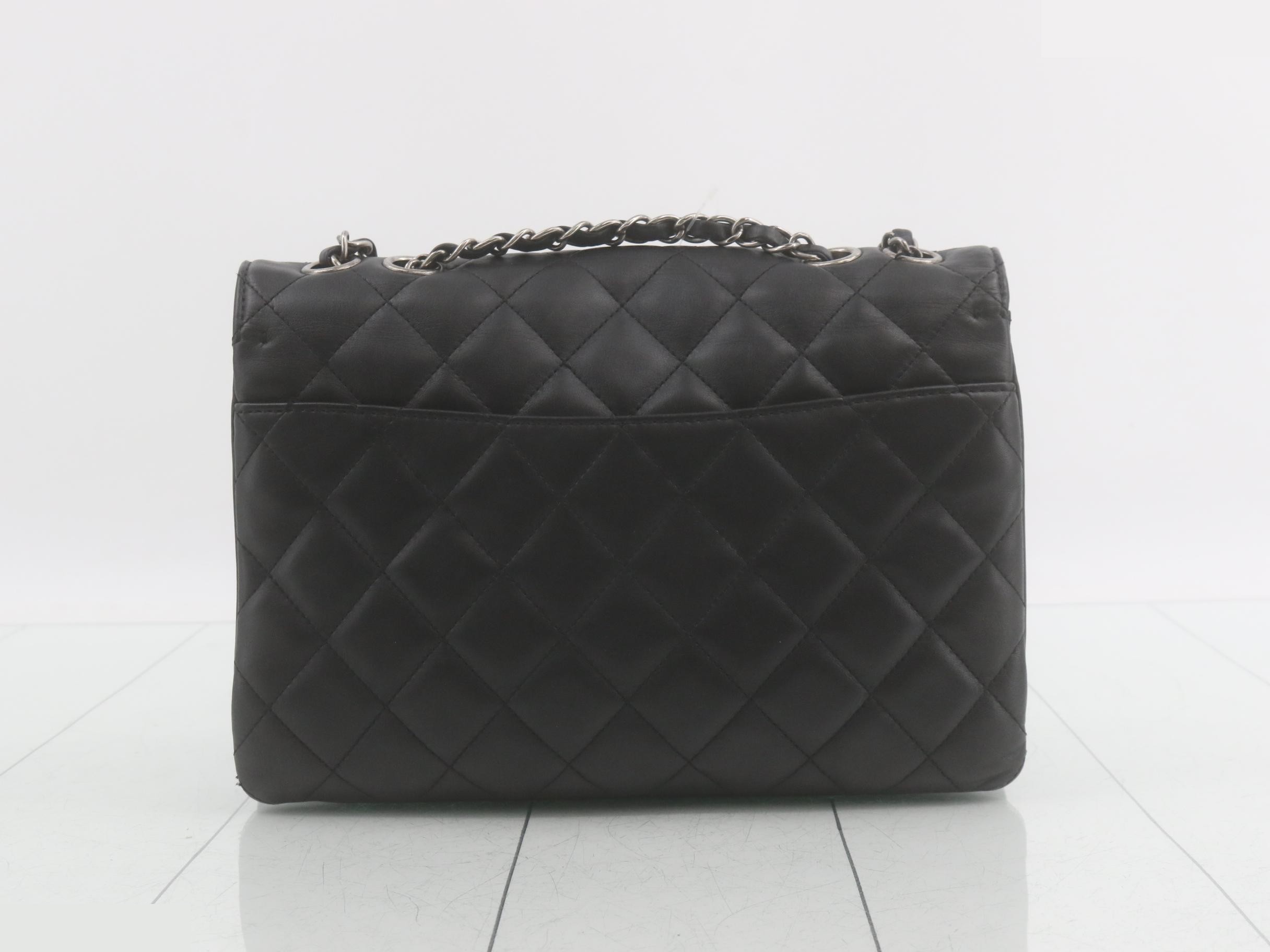 Matelassé Lambskin Double Chain Shoulder Bag — view 2