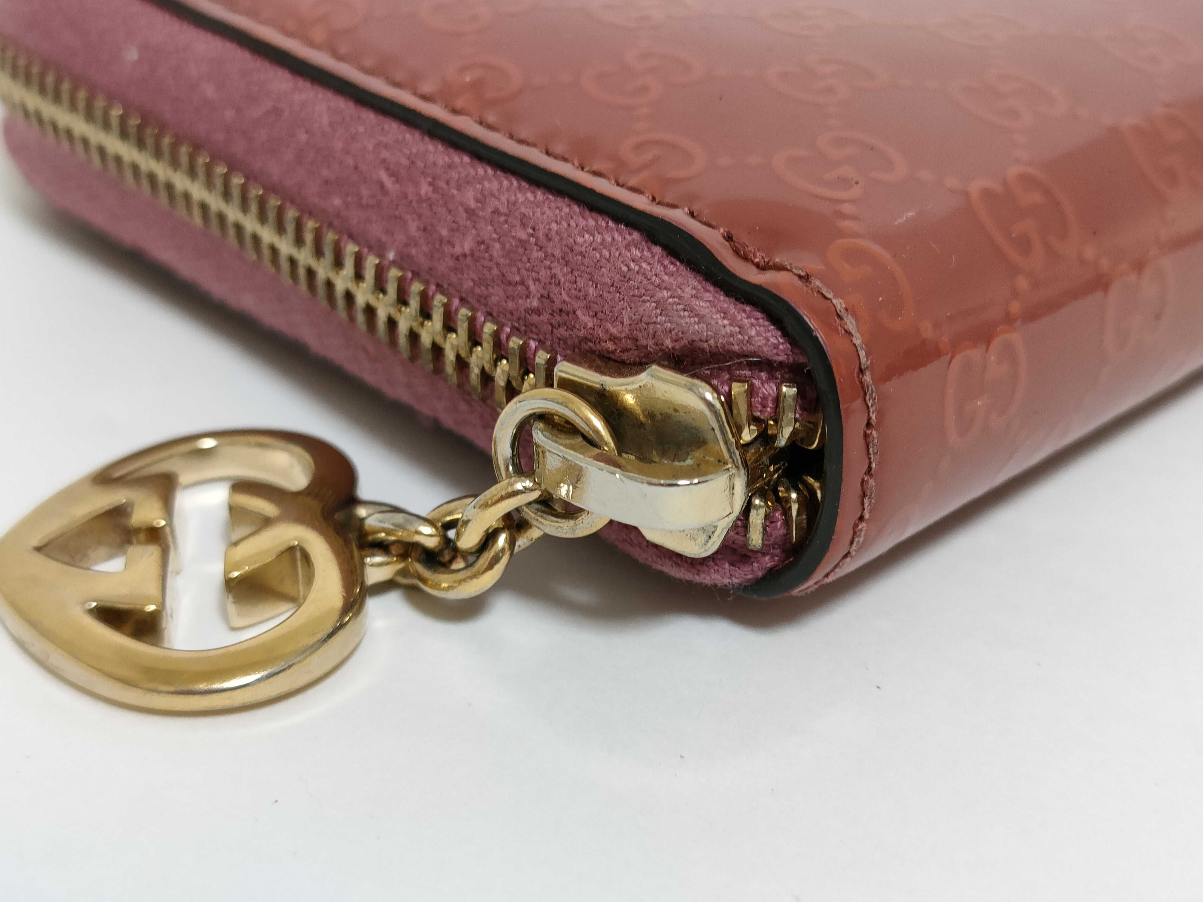 GG Enamel Long Wallet — view 4