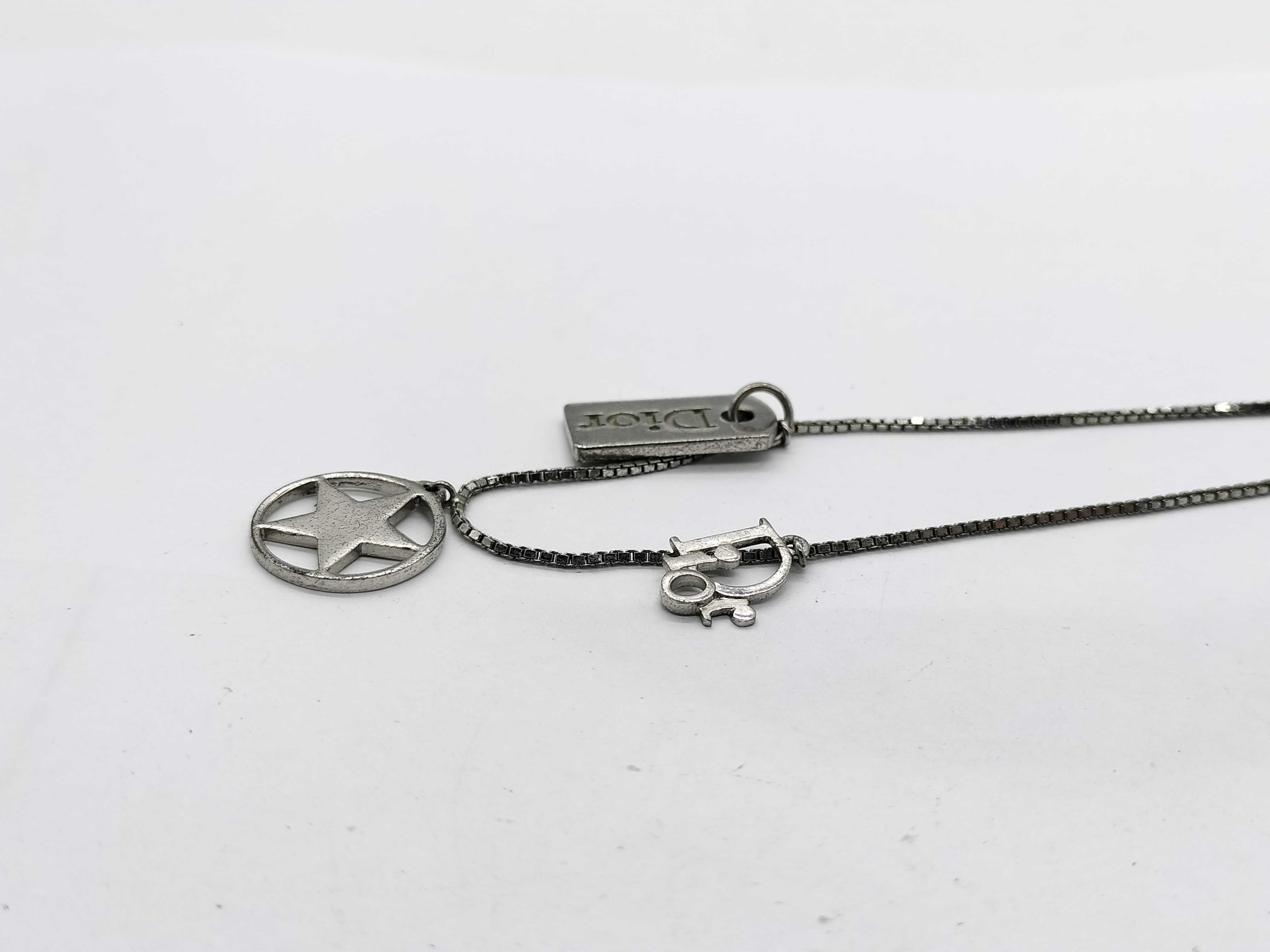 Star Logo Necklace, Silver Color — view 2