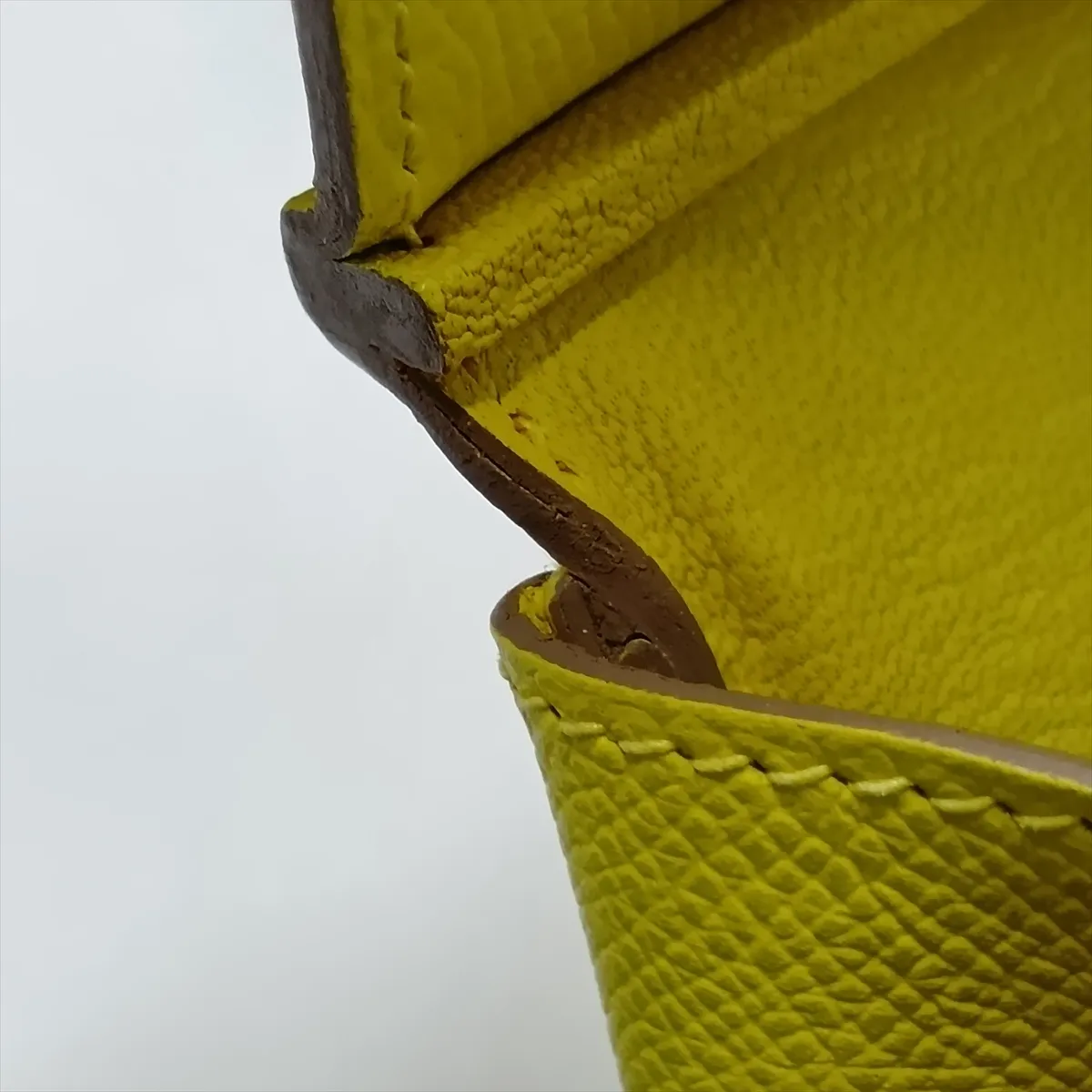 [Individually packaged] Hermes Birkin 30 Letournée Veau Epsom Lime Gold Hardware Y:2020 — view 15