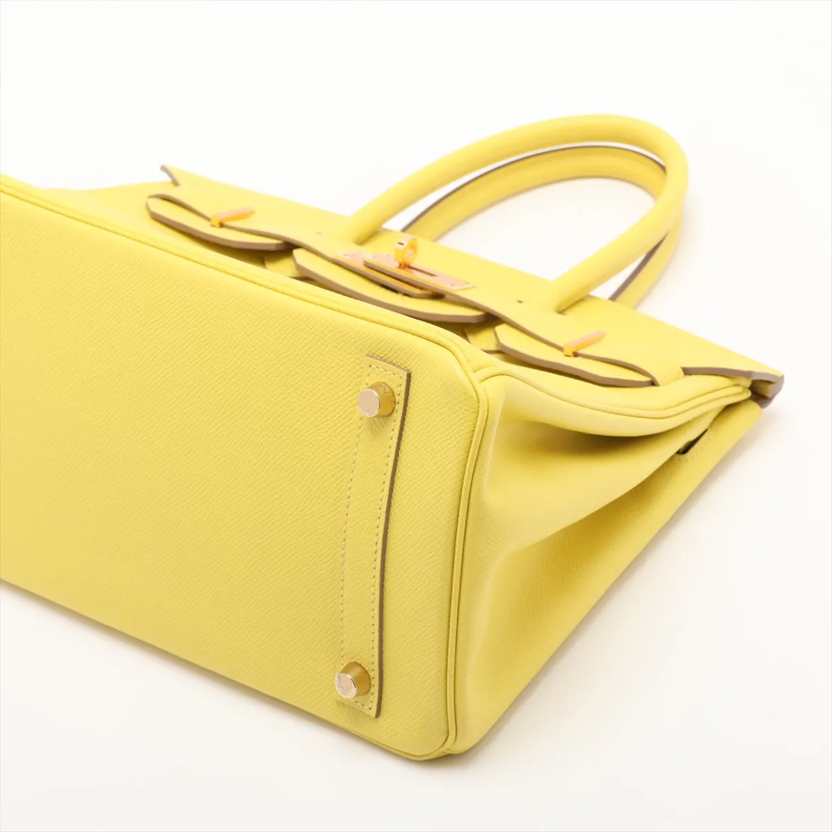 [Individually packaged] Hermes Birkin 30 Letournée Veau Epsom Lime Gold Hardware Y:2020 — view 3