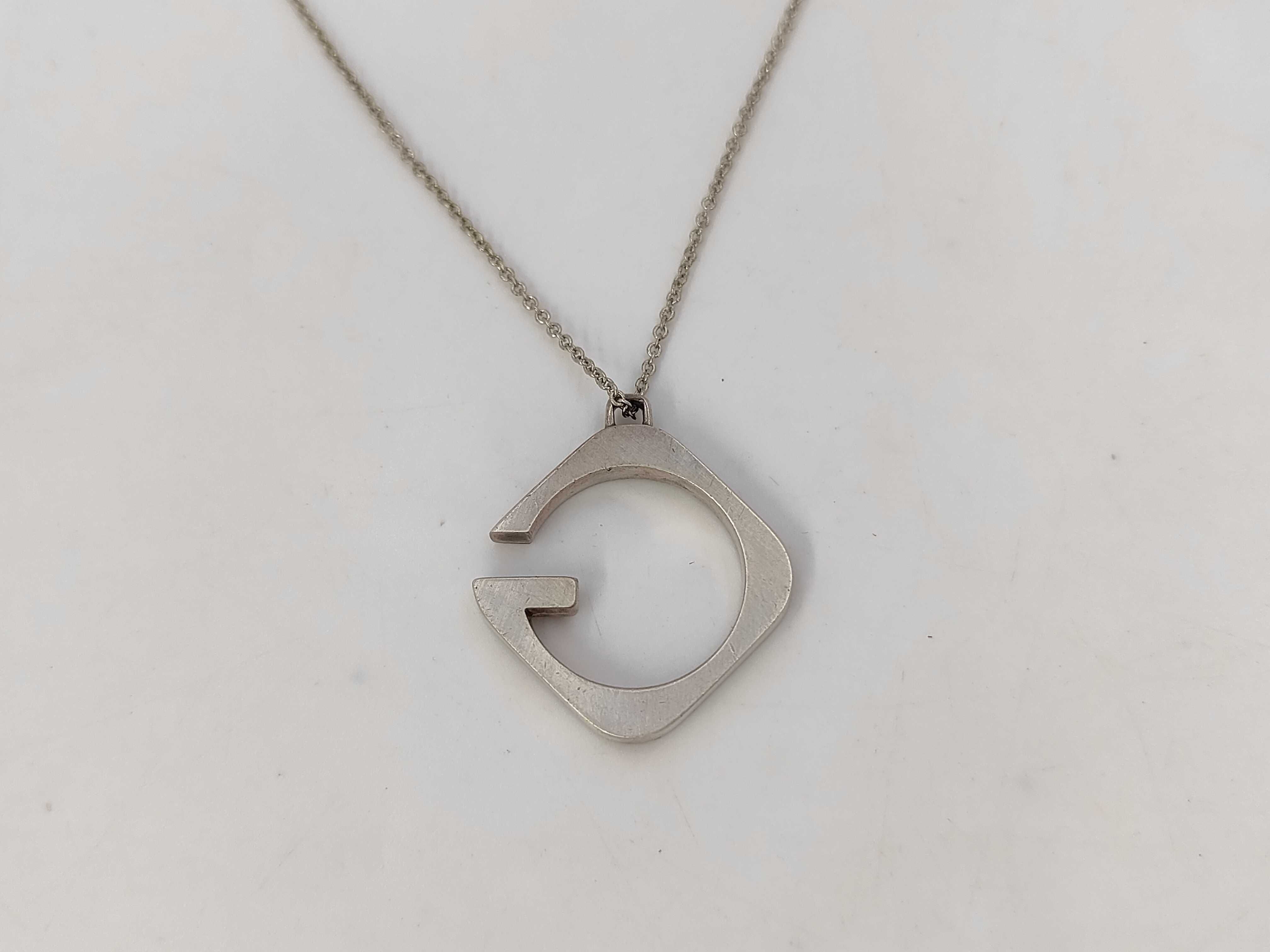 Square G Necklace — view 2