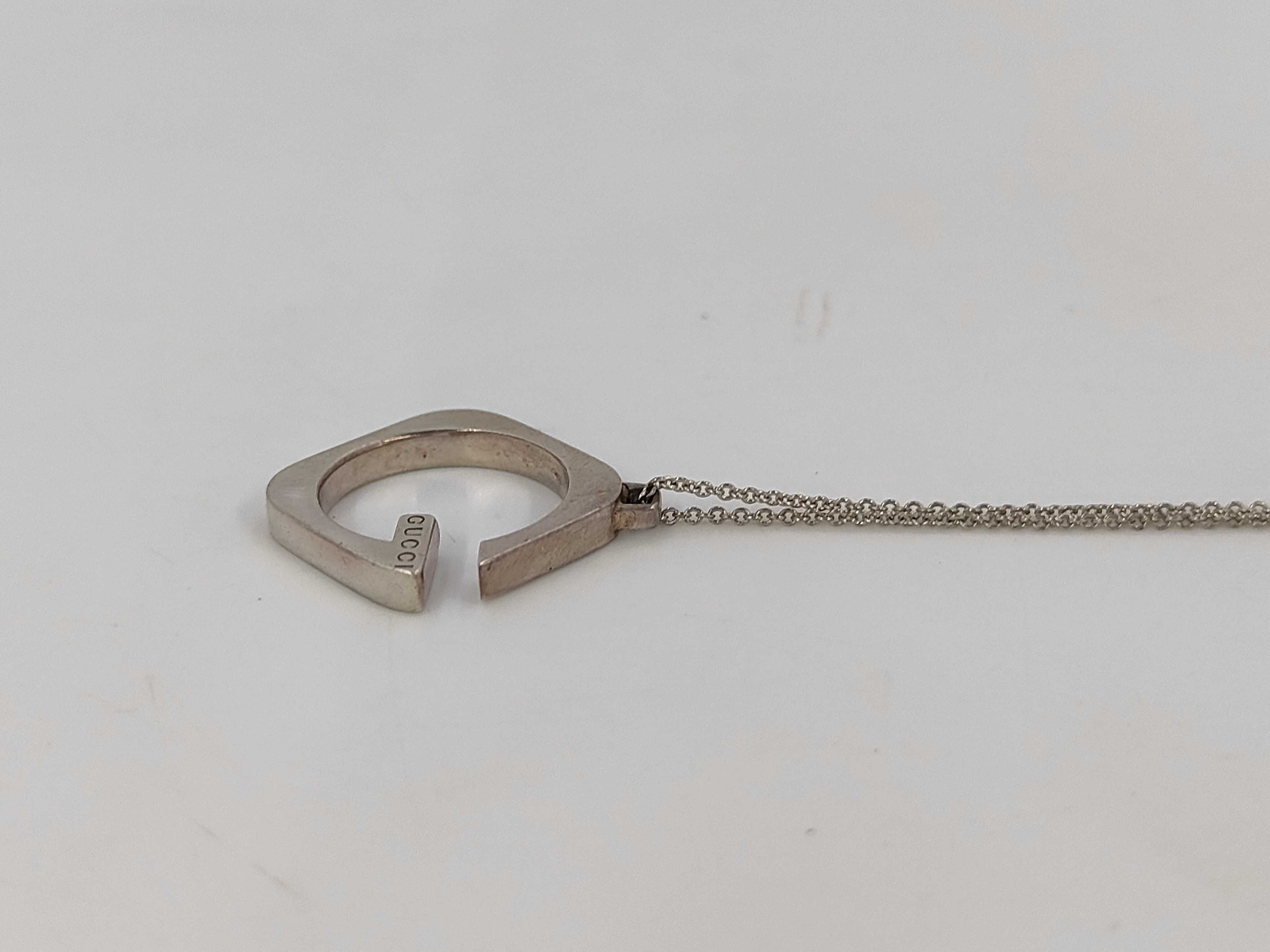 Square G Necklace — view 3