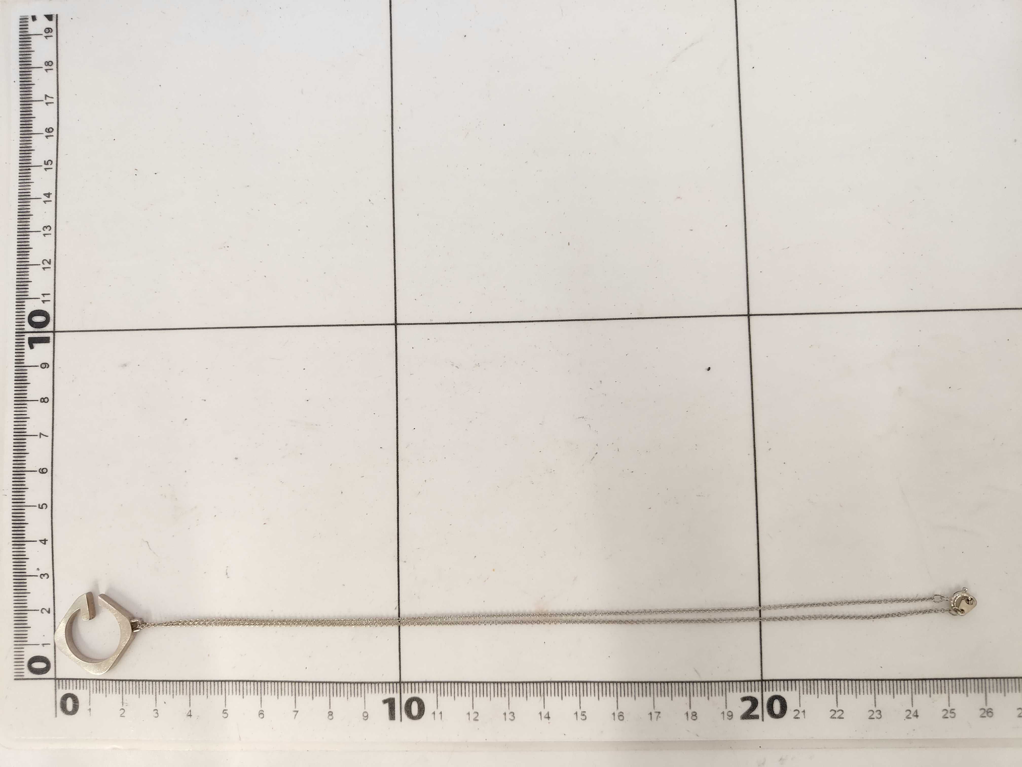 Square G Necklace — view 5