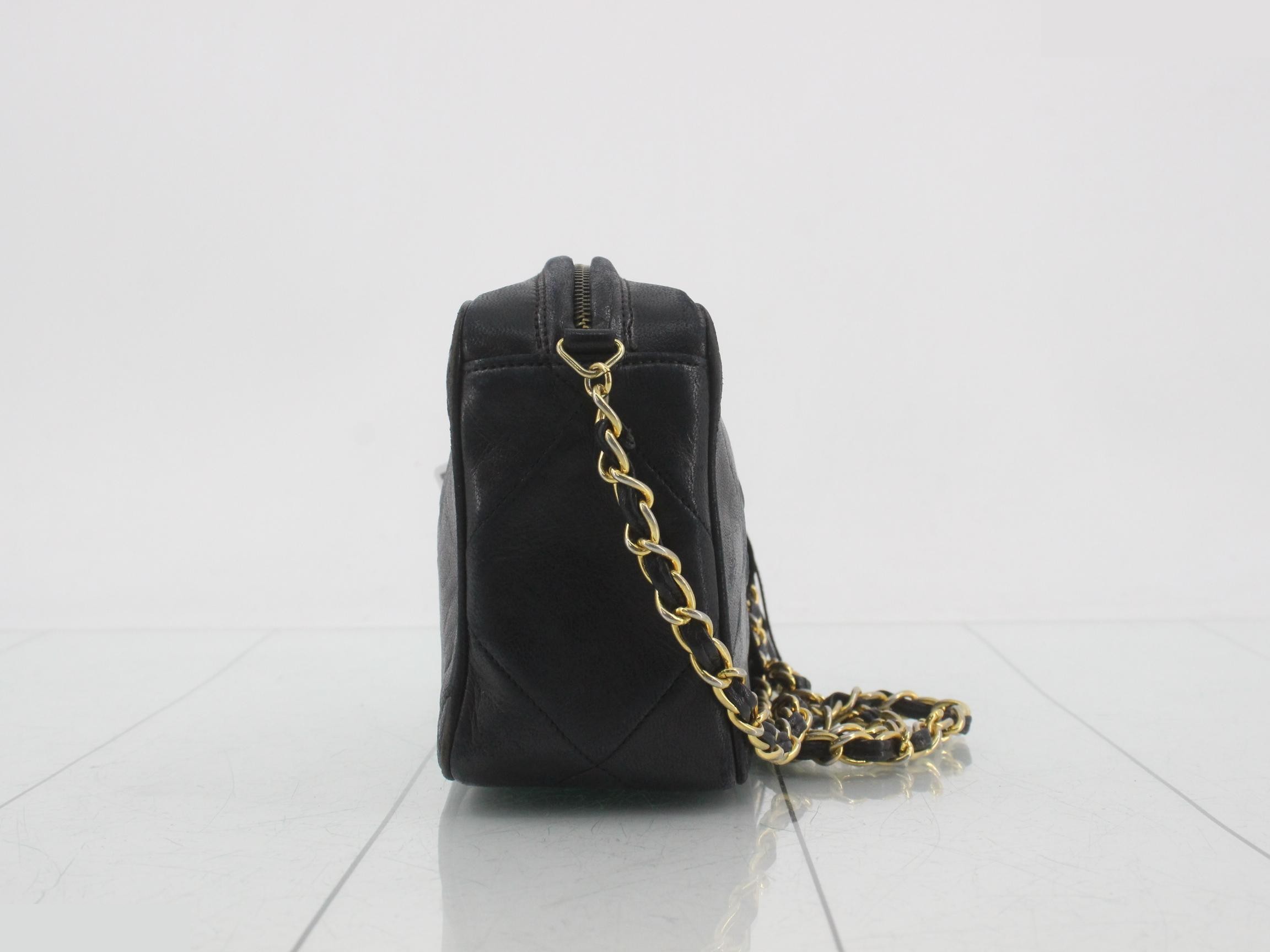Matelassé Fringe Shoulder Bag, Black — view 3