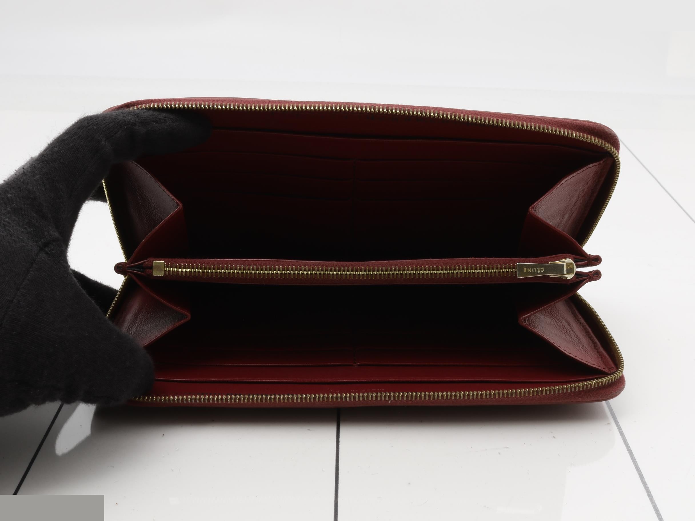 round-zip long wallet, two-tone. — view 4