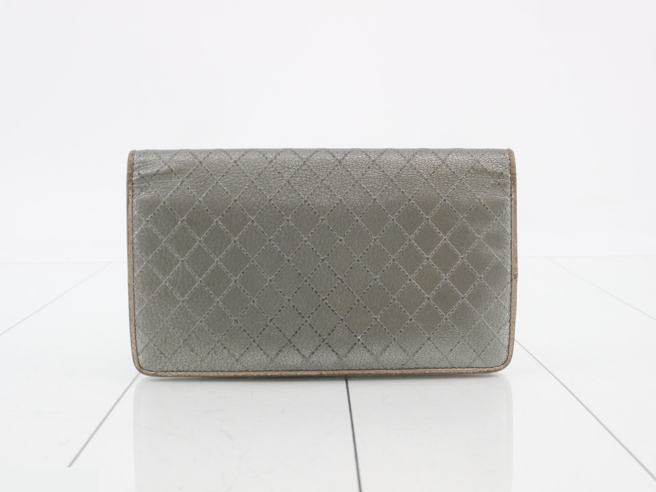 Picolore Long Wallet, Metallic Leather — view 2