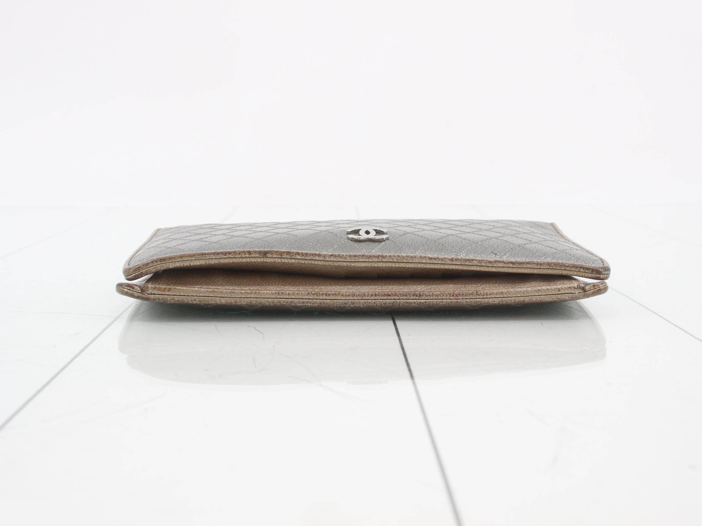 Picolore Long Wallet, Metallic Leather — view 3