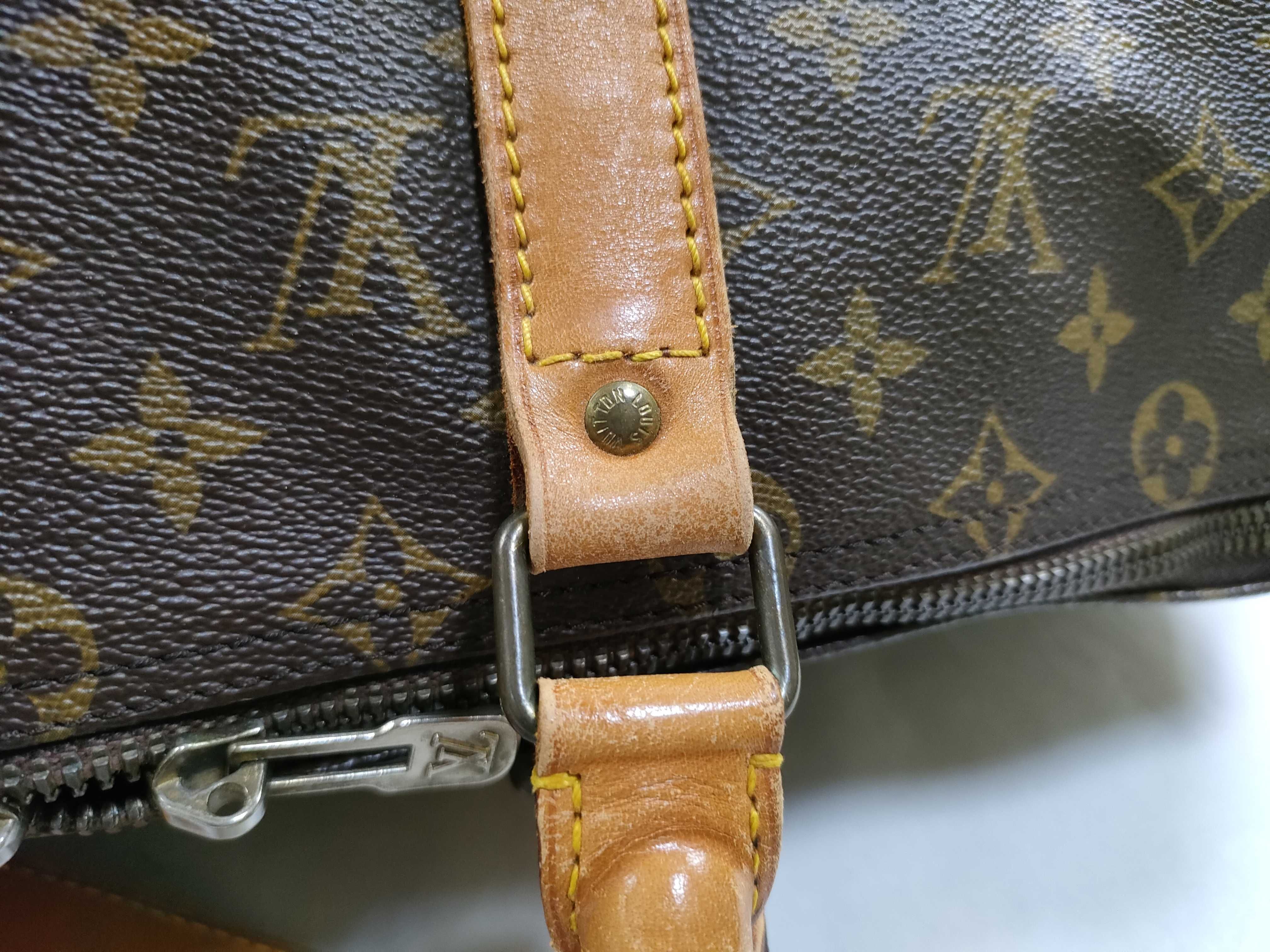 Monogram Keepall 50 M41426 Accessories: Padlock, Key, Boston Bag — view 5