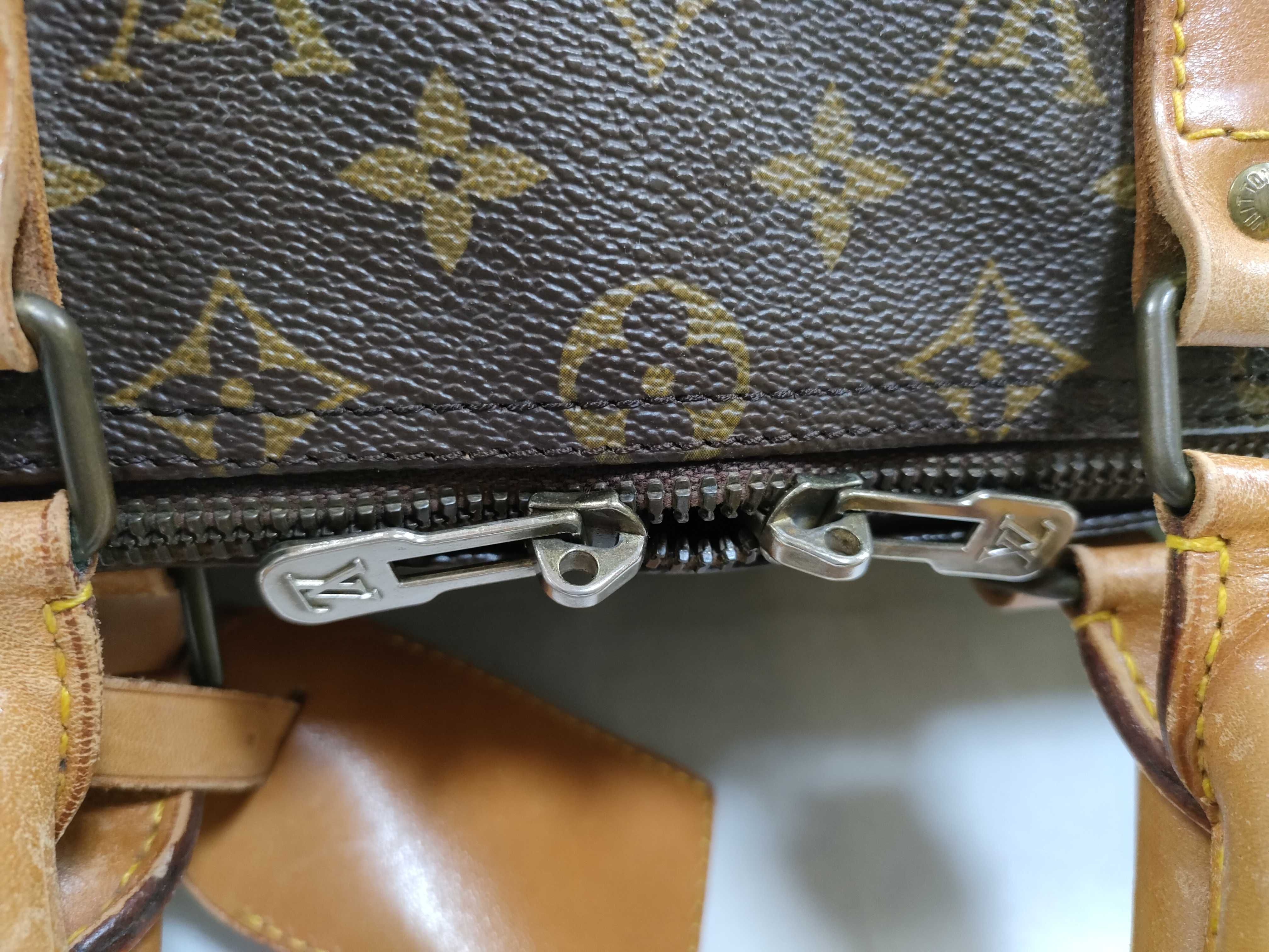 Monogram Keepall 50 M41426 Accessories: Padlock, Key, Boston Bag — view 7