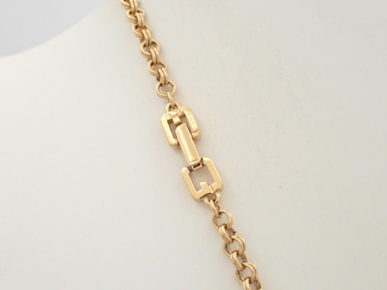 Gold necklace, chain approximately 79cm — view 2