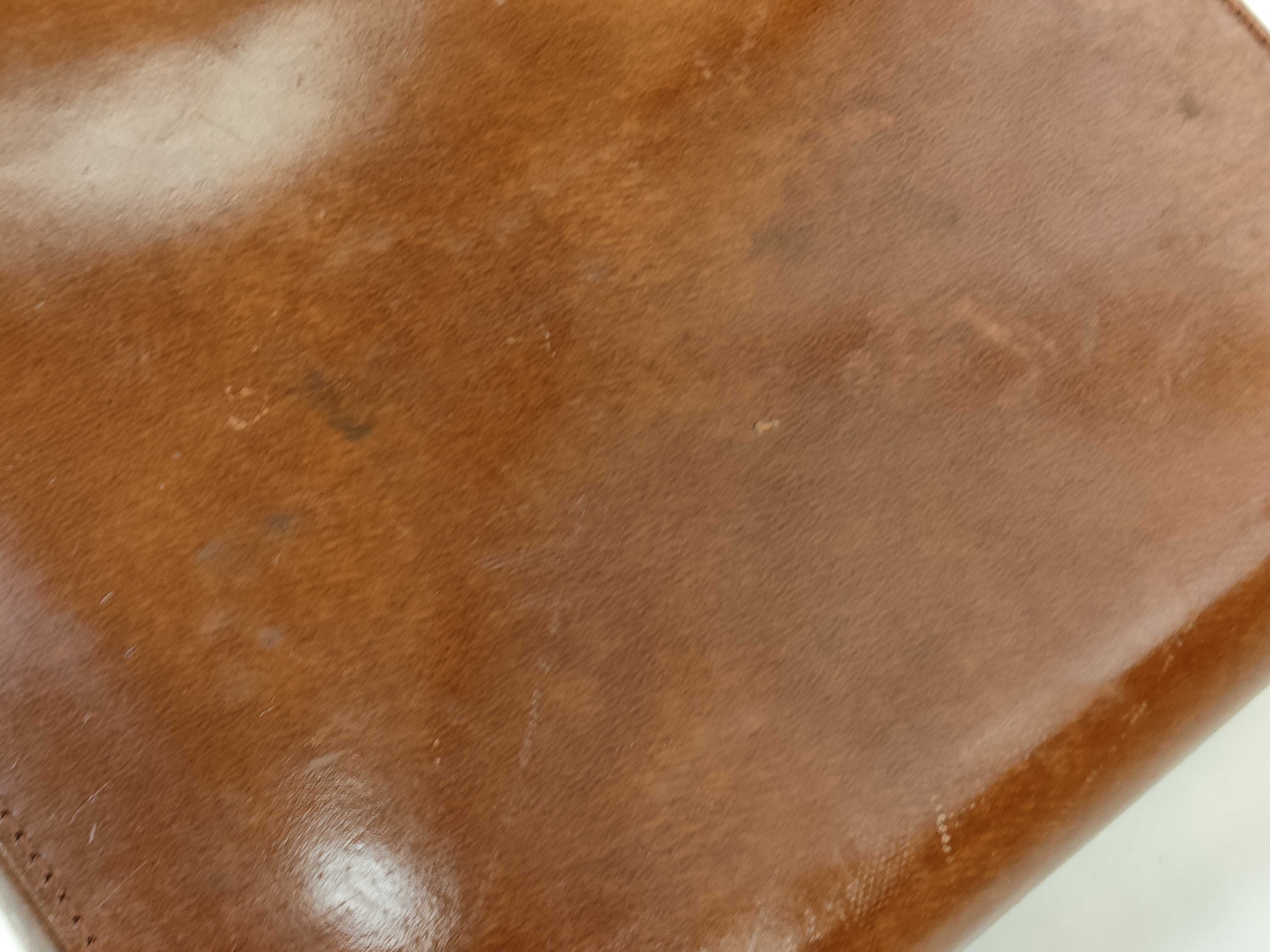 Panthère GL259628 Leather Backpack, Brown, Silver Hardware, with Card. — view 14