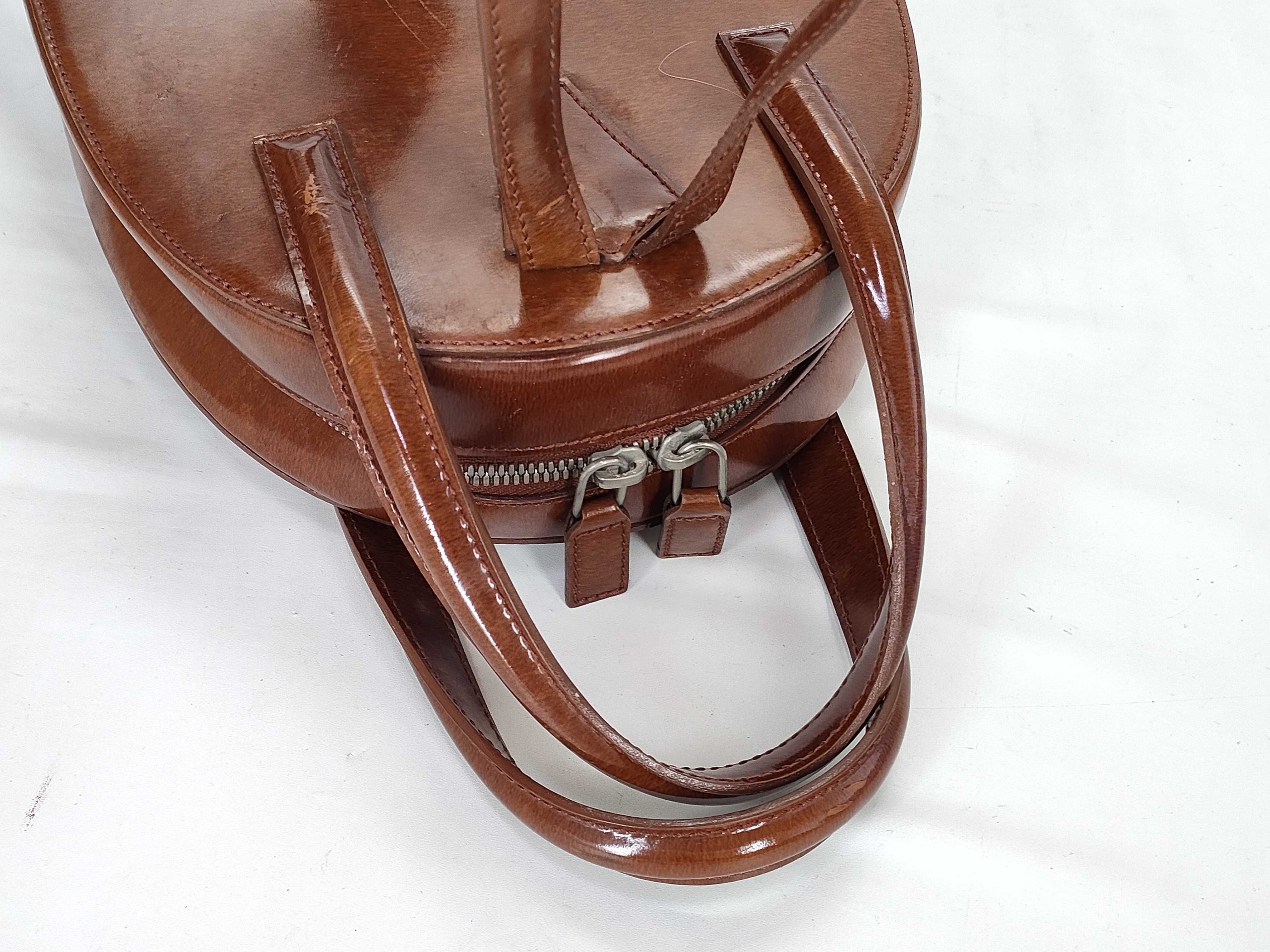 Panthère GL259628 Leather Backpack, Brown, Silver Hardware, with Card. — view 3