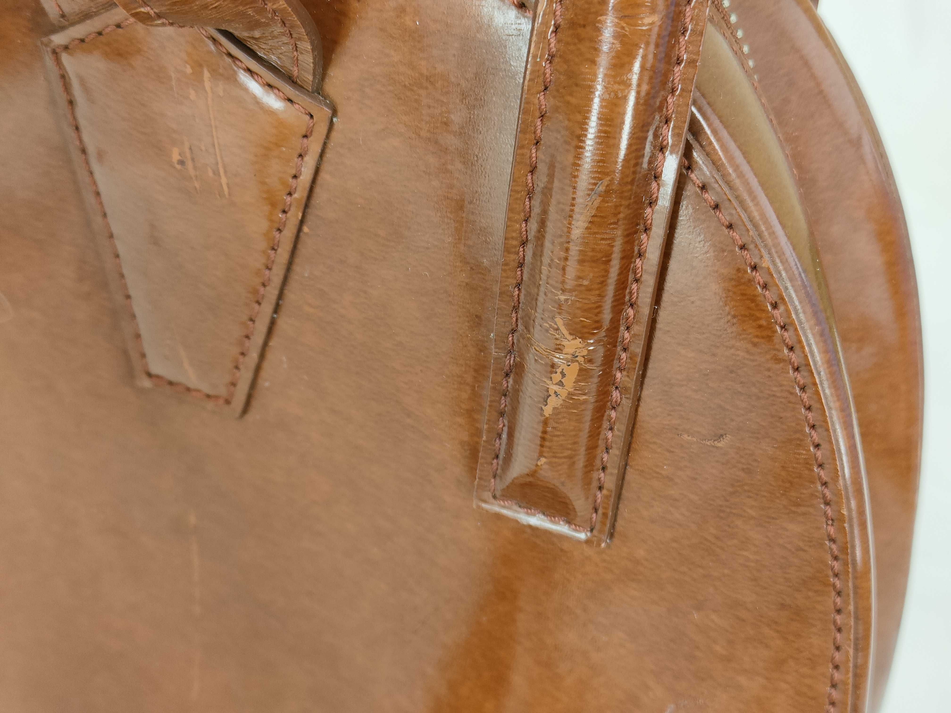 Panthère GL259628 Leather Backpack, Brown, Silver Hardware, with Card. — view 5