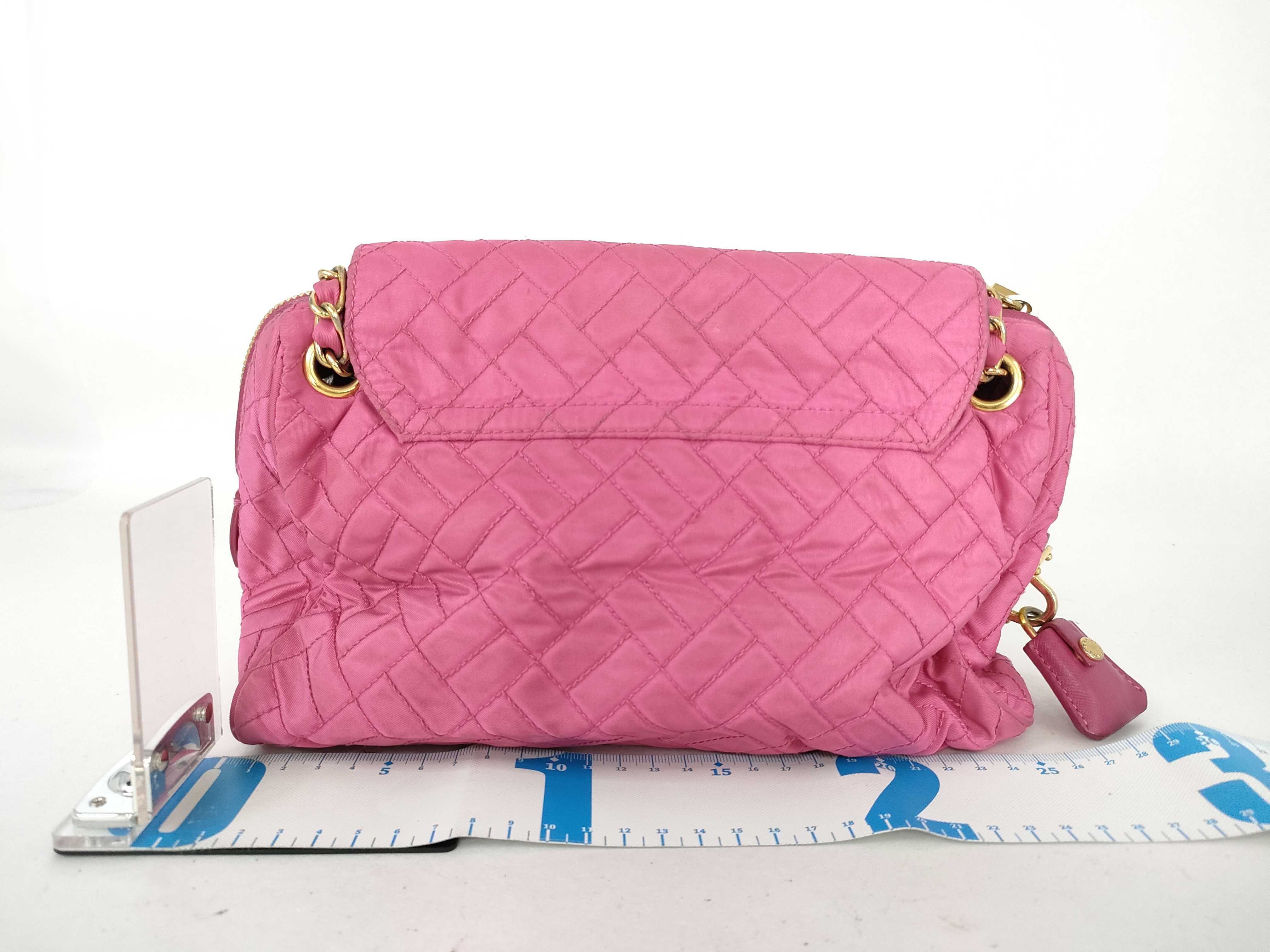 Nylon Quilted Chain Semi-Shoulder Bag (Shoulder Bag) — view 2
