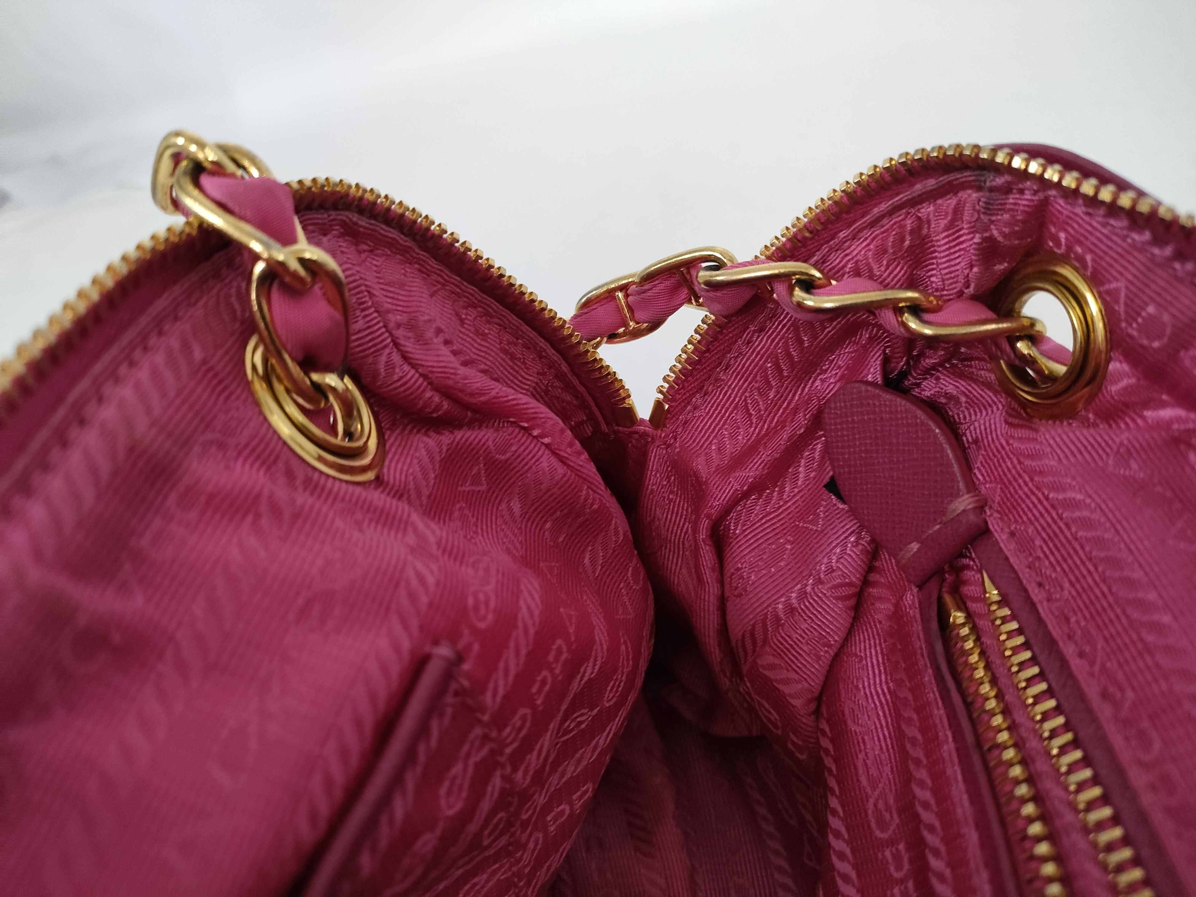Nylon Quilted Chain Semi-Shoulder Bag (Shoulder Bag) — view 13