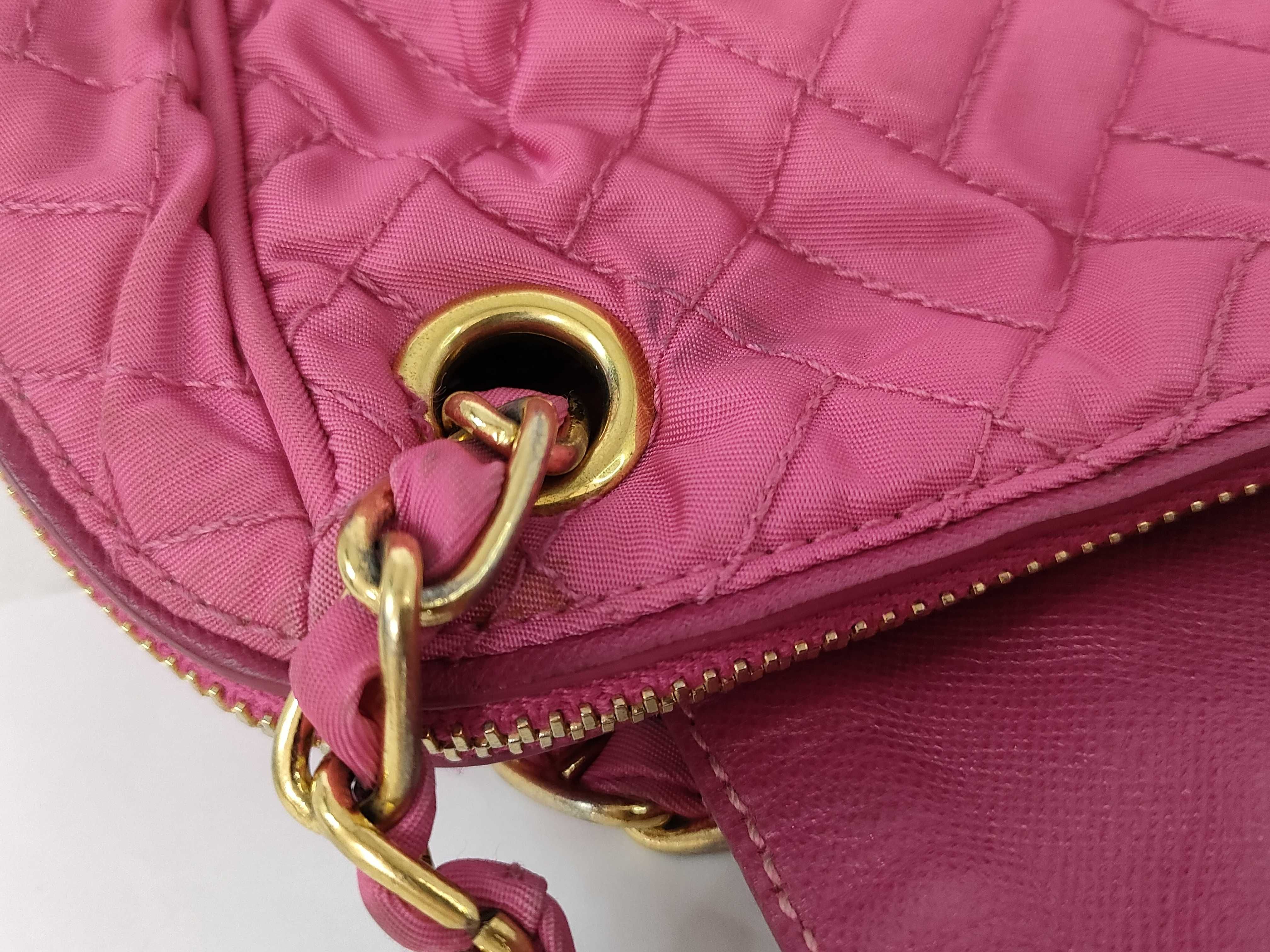 Nylon Quilted Chain Semi-Shoulder Bag (Shoulder Bag) — view 5