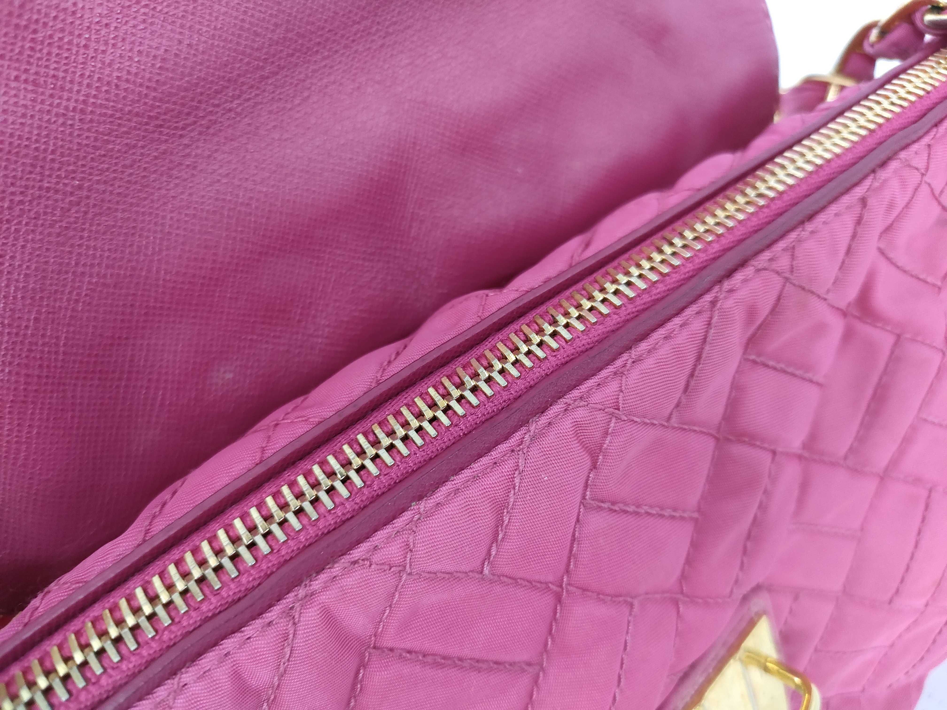 Nylon Quilted Chain Semi-Shoulder Bag (Shoulder Bag) — view 9