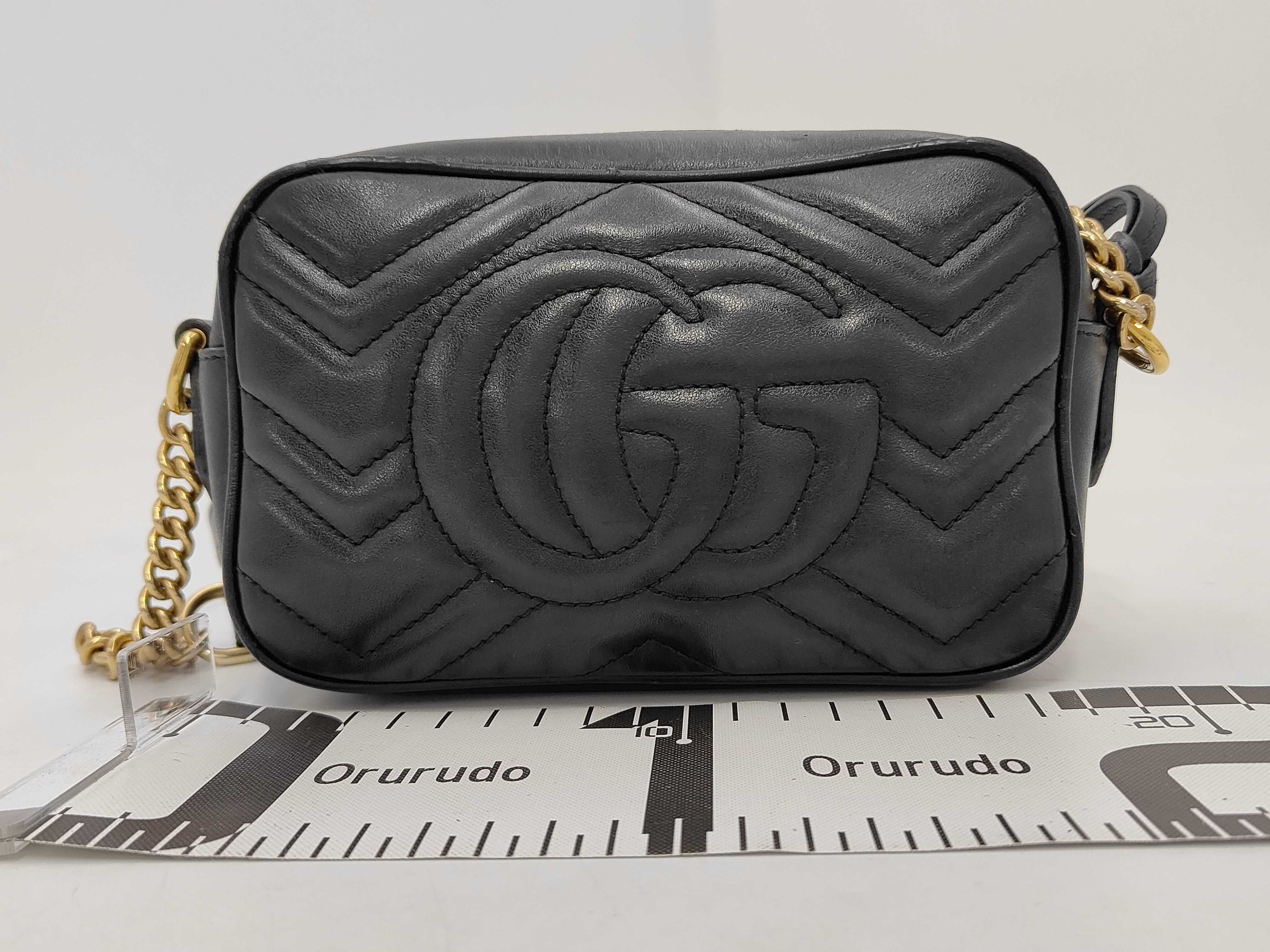 GG Marmont Shoulder Bag, Black — view 2