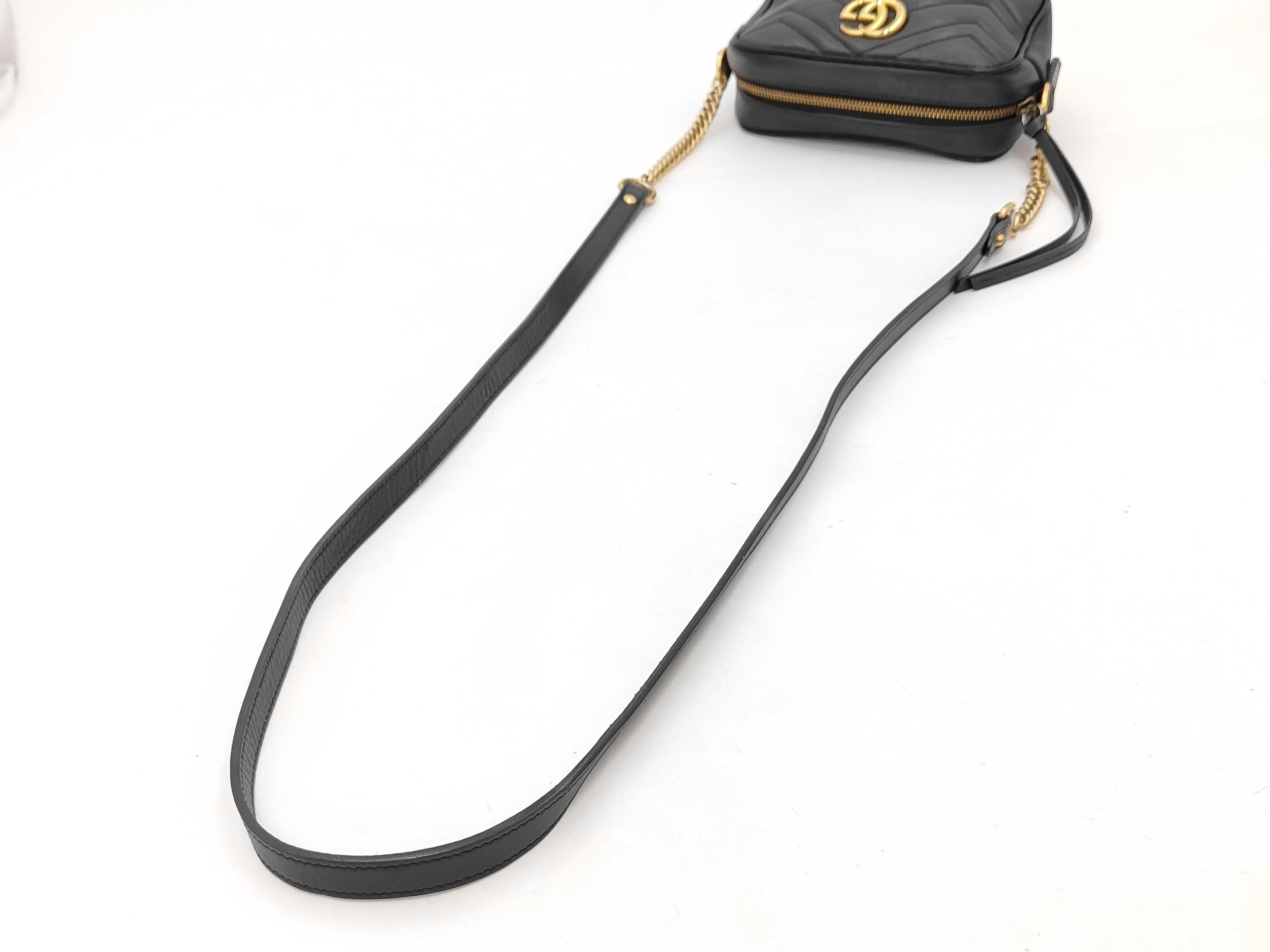 GG Marmont Shoulder Bag, Black — view 3