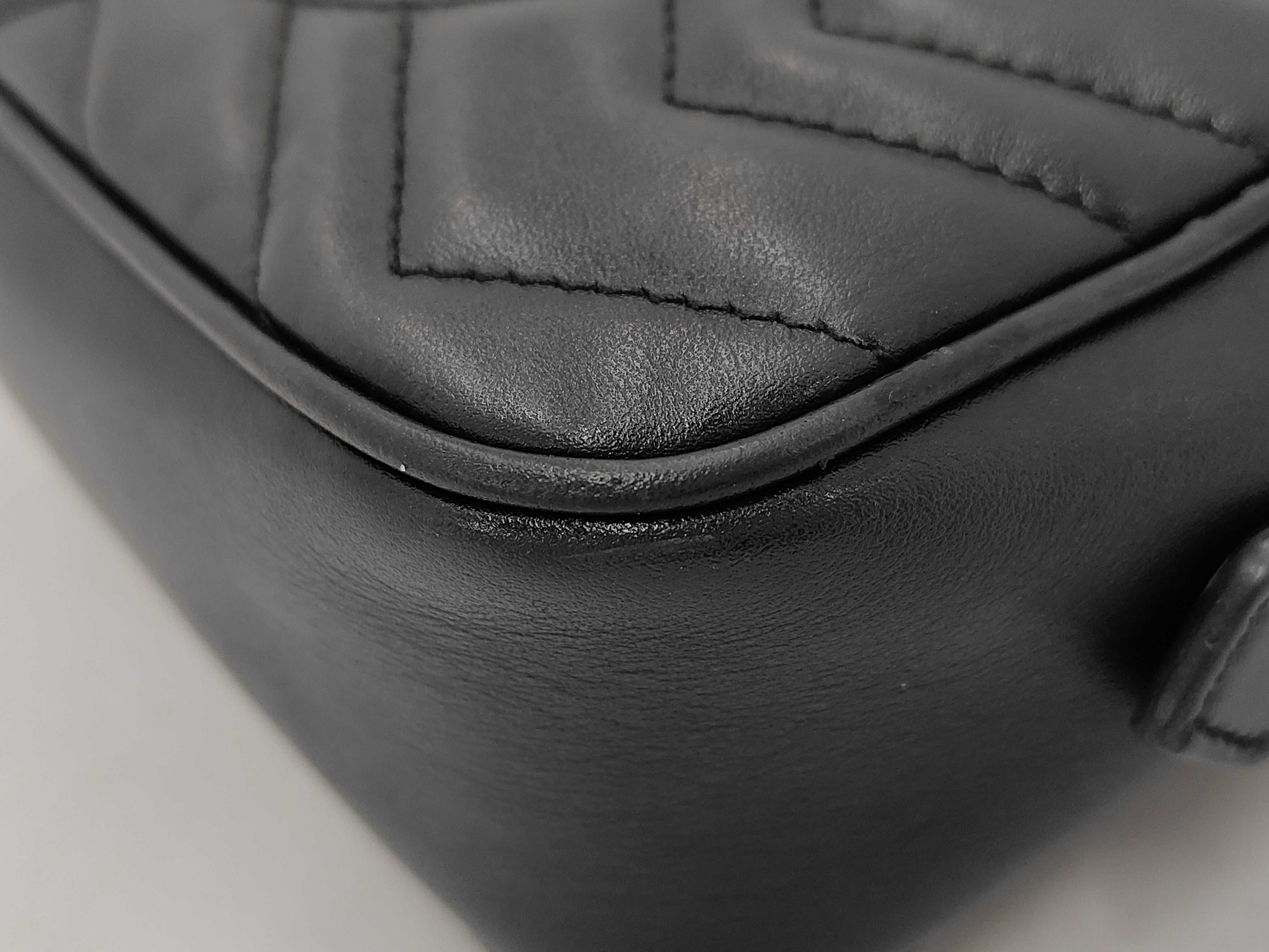 GG Marmont Shoulder Bag, Black — view 8