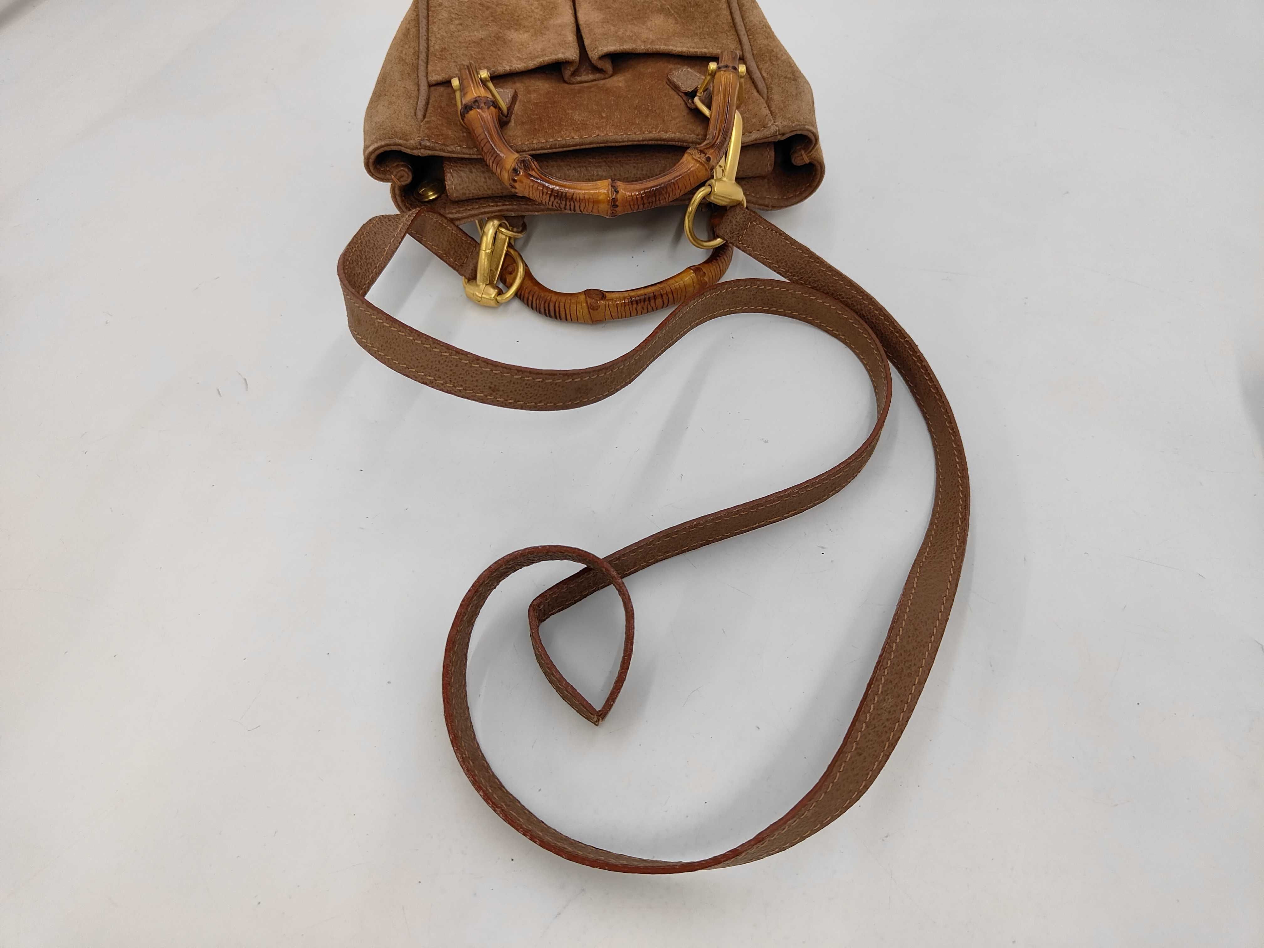 Bamboo 2-Way Brown Handbag — view 5