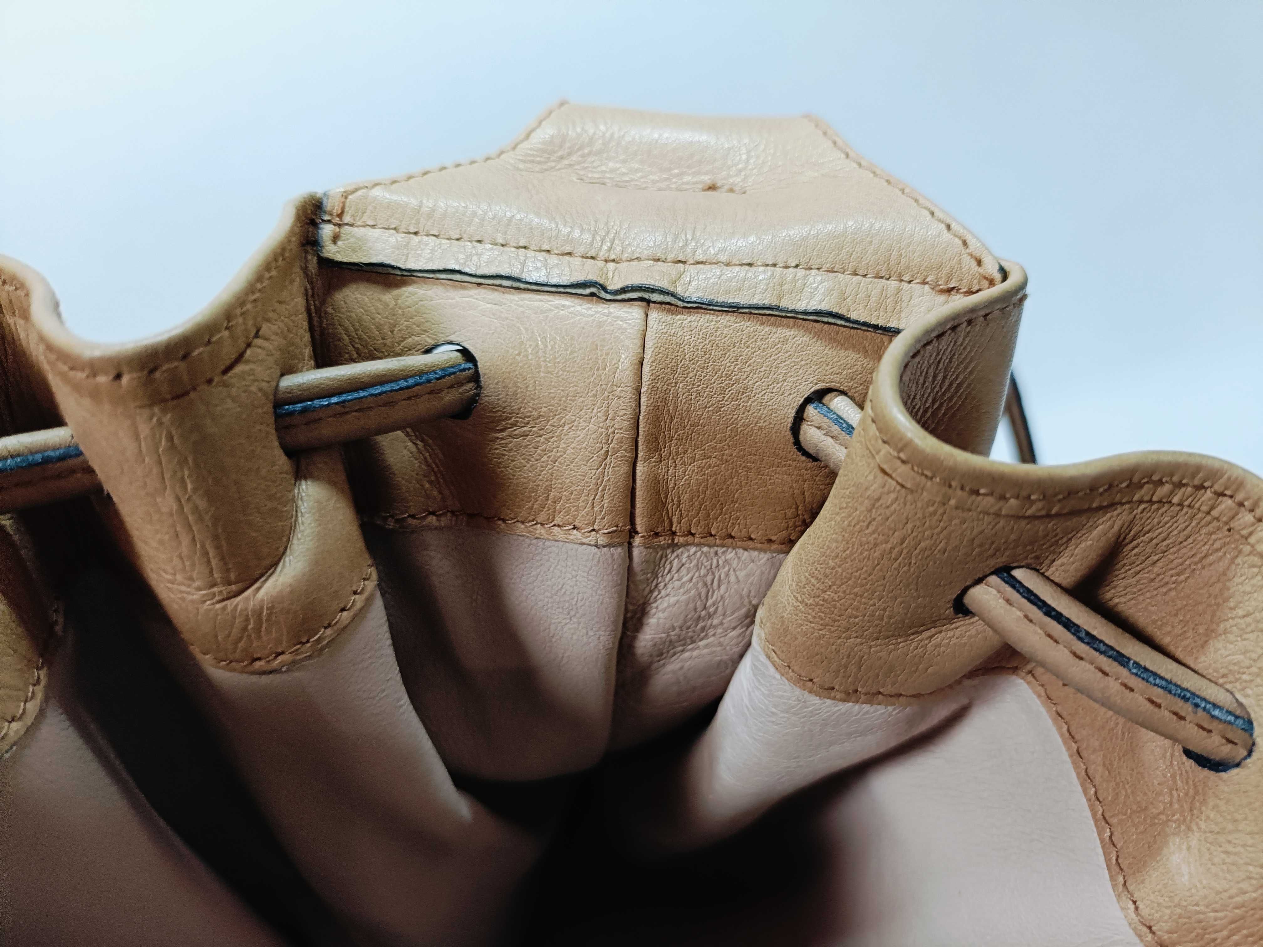 Vintage Drawstring Shoulder Bag — view 8
