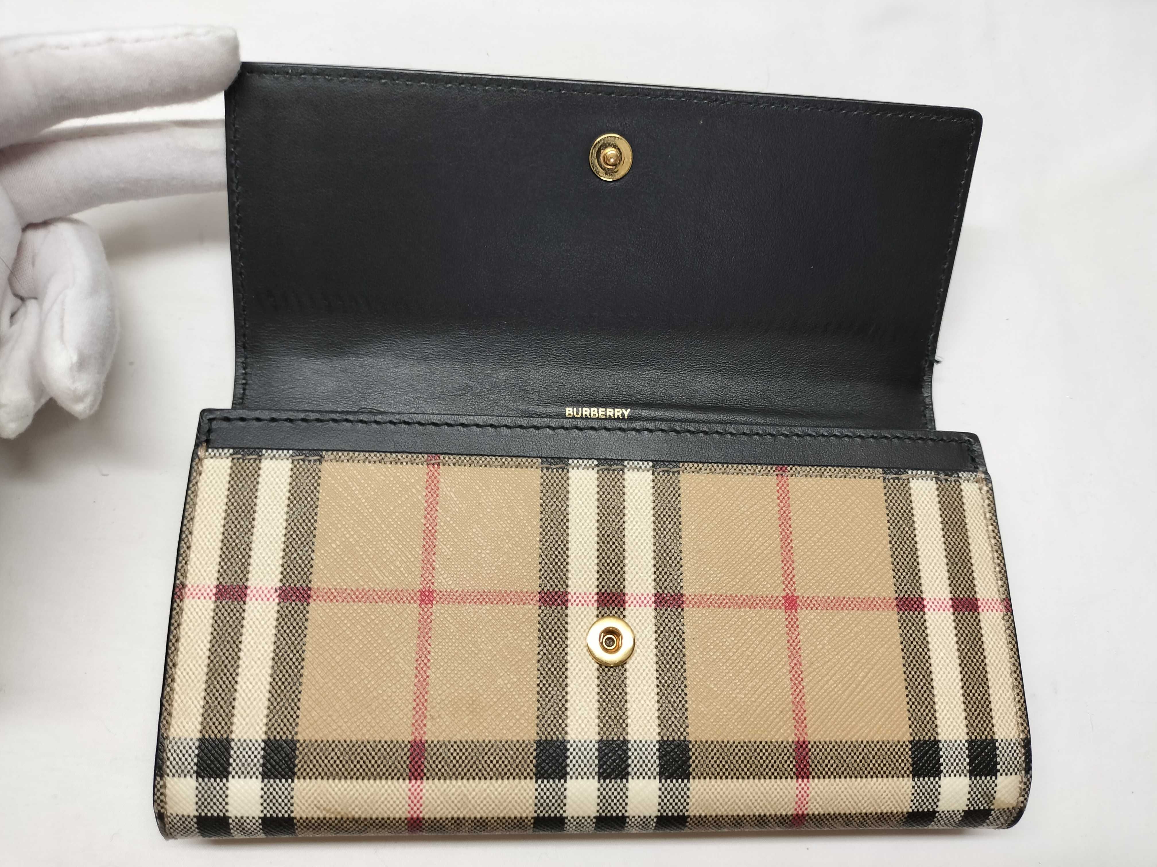Check Leather Wallet — view 11