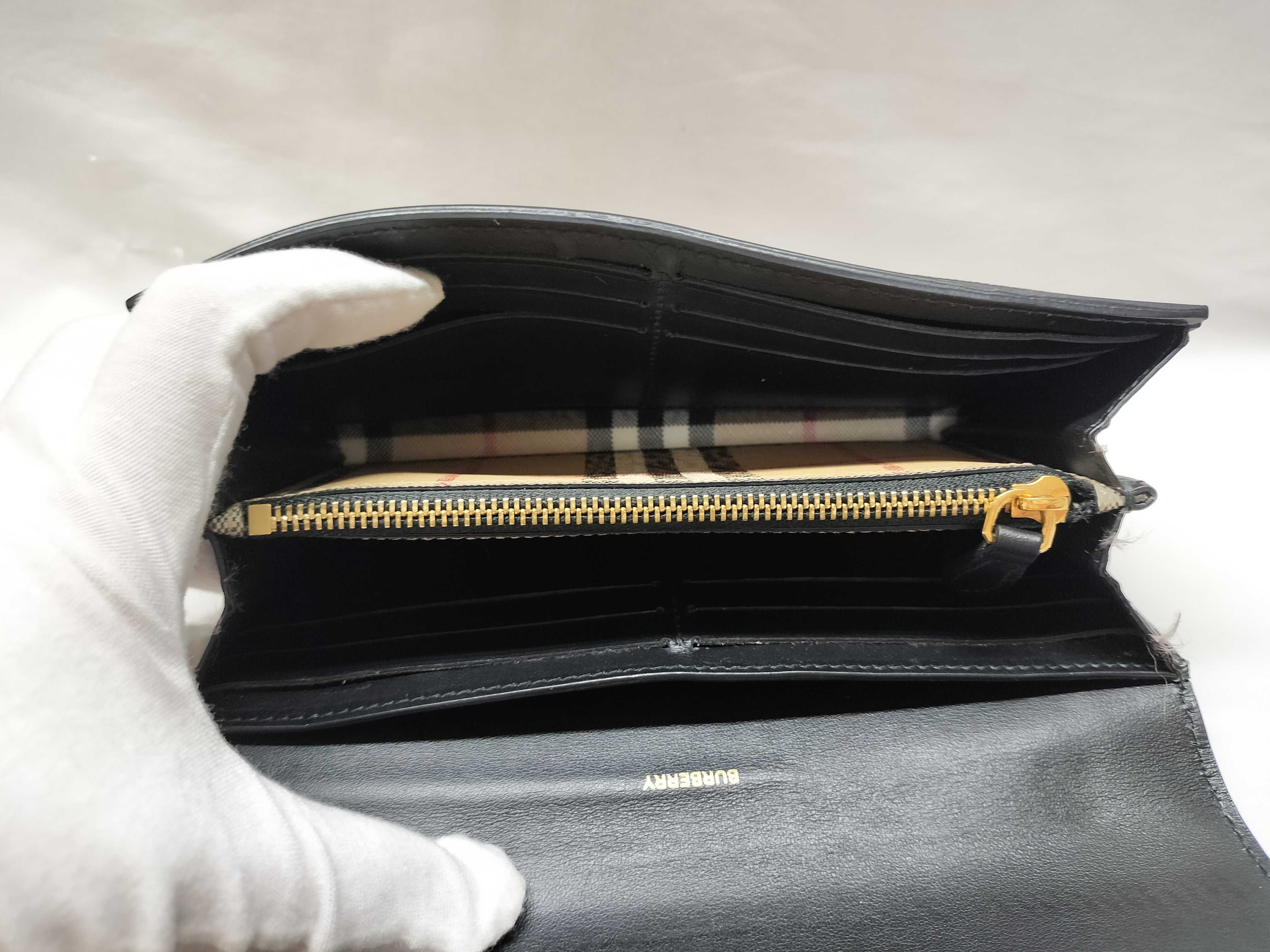 Check Leather Wallet — view 13