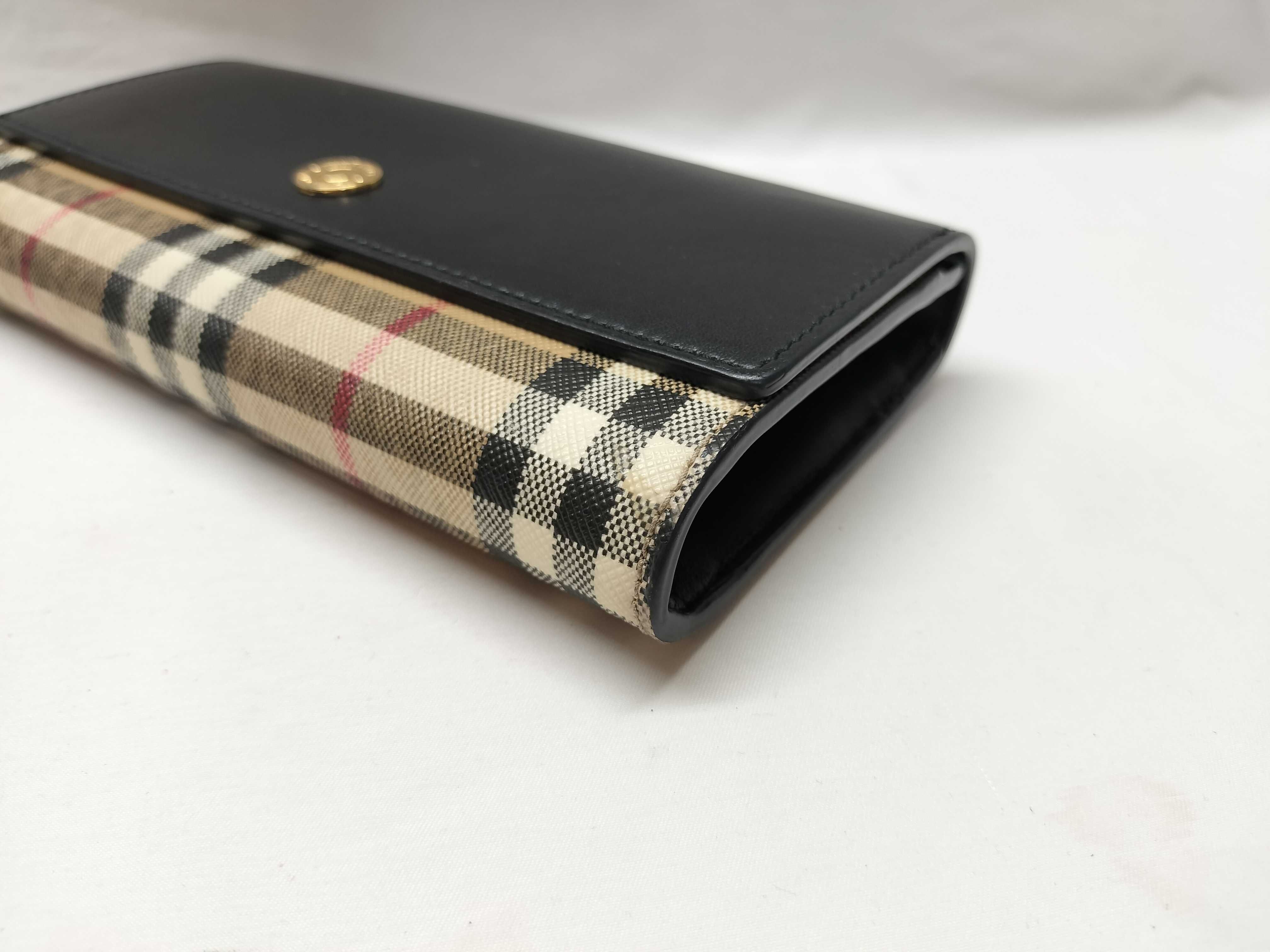 Check Leather Wallet — view 4