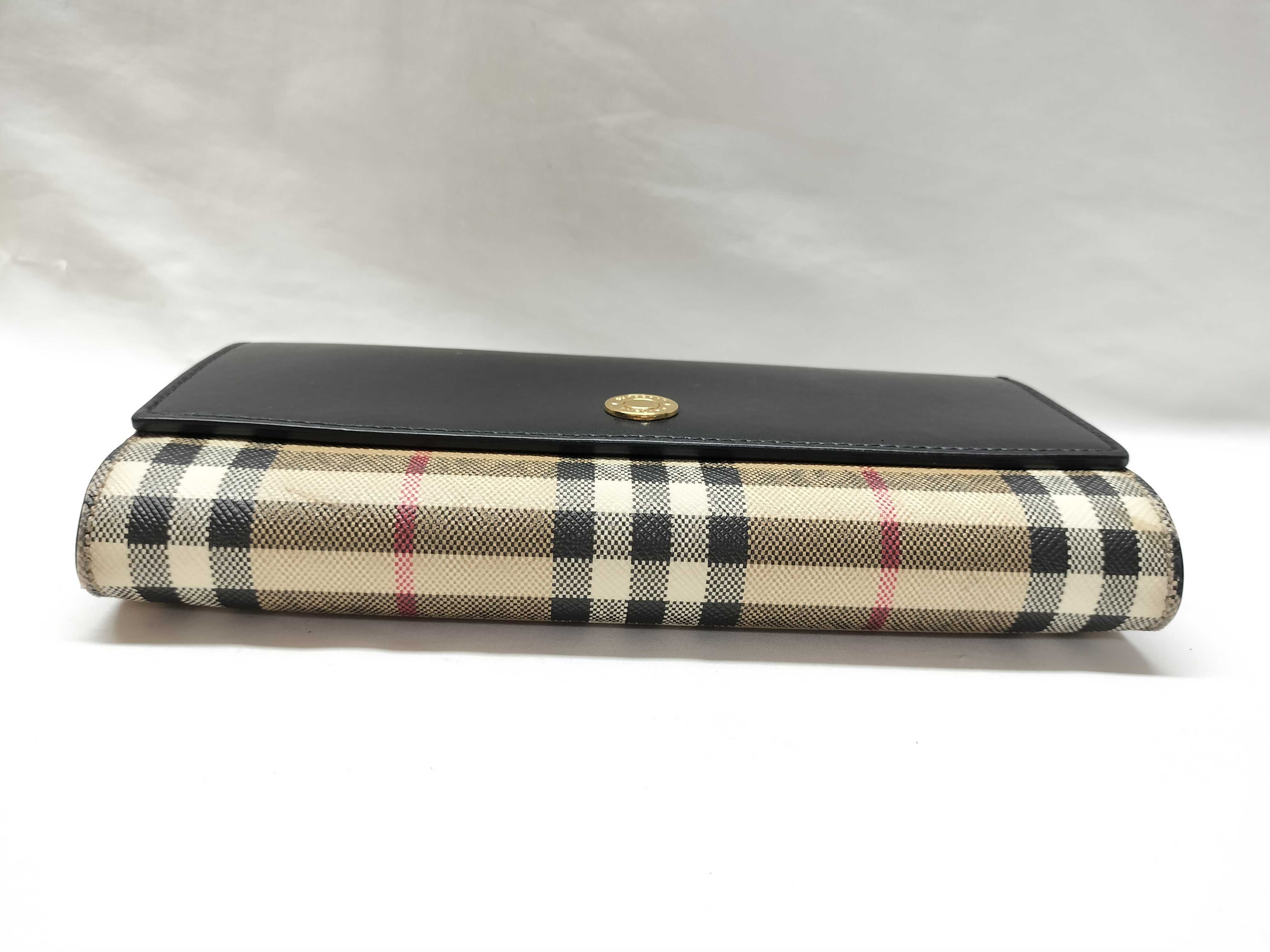 Check Leather Wallet — view 5