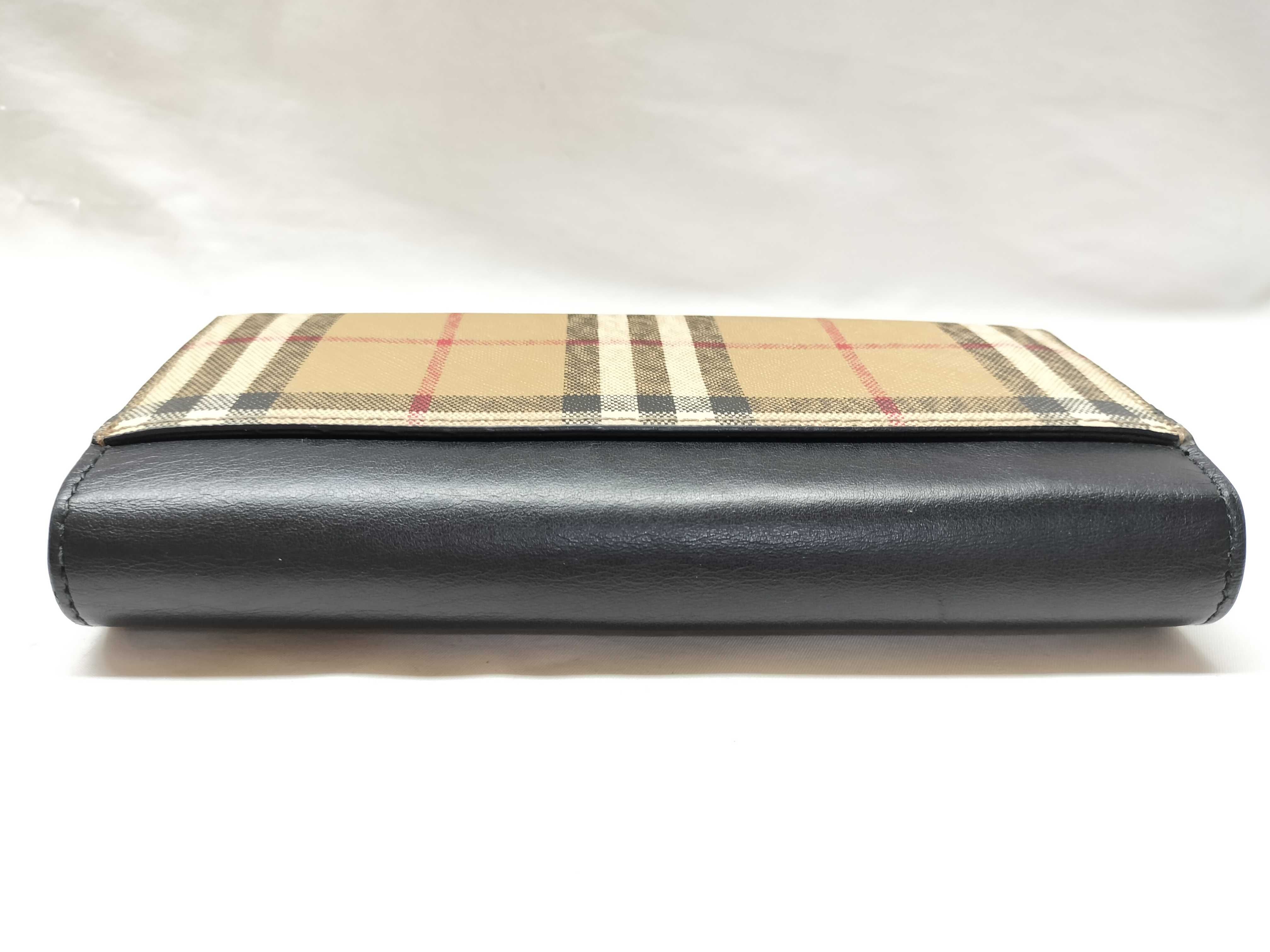 Check Leather Wallet — view 7