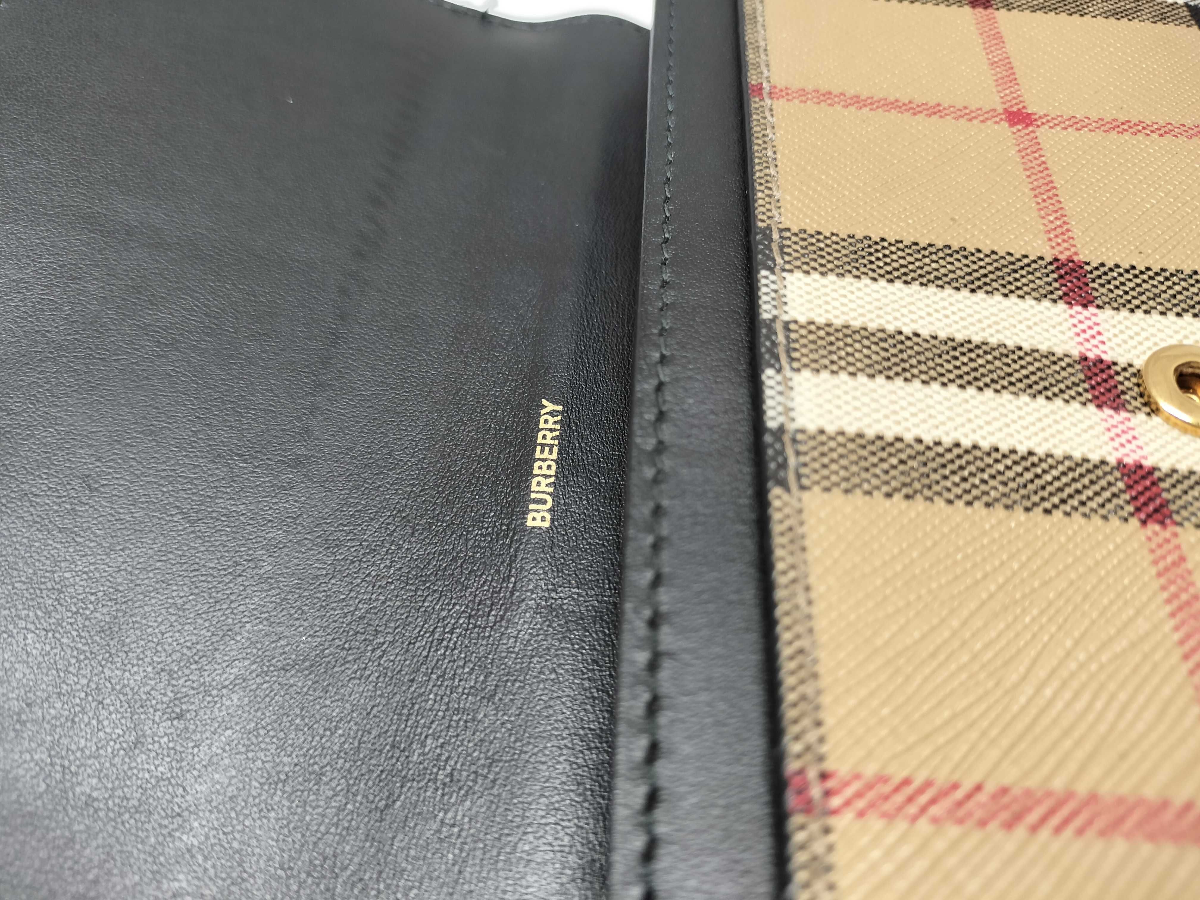 Check Leather Wallet — view 8
