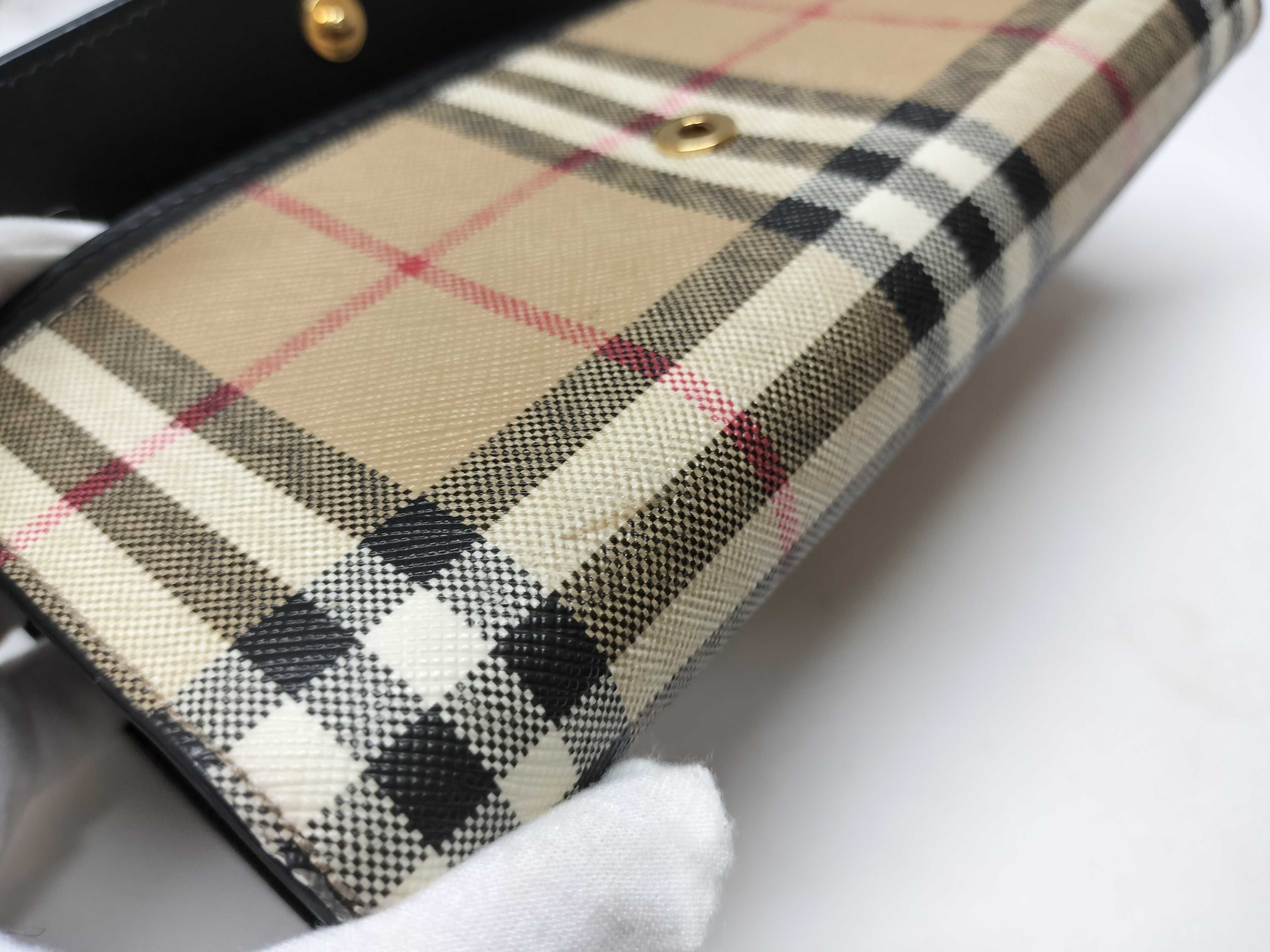 Check Leather Wallet — view 9