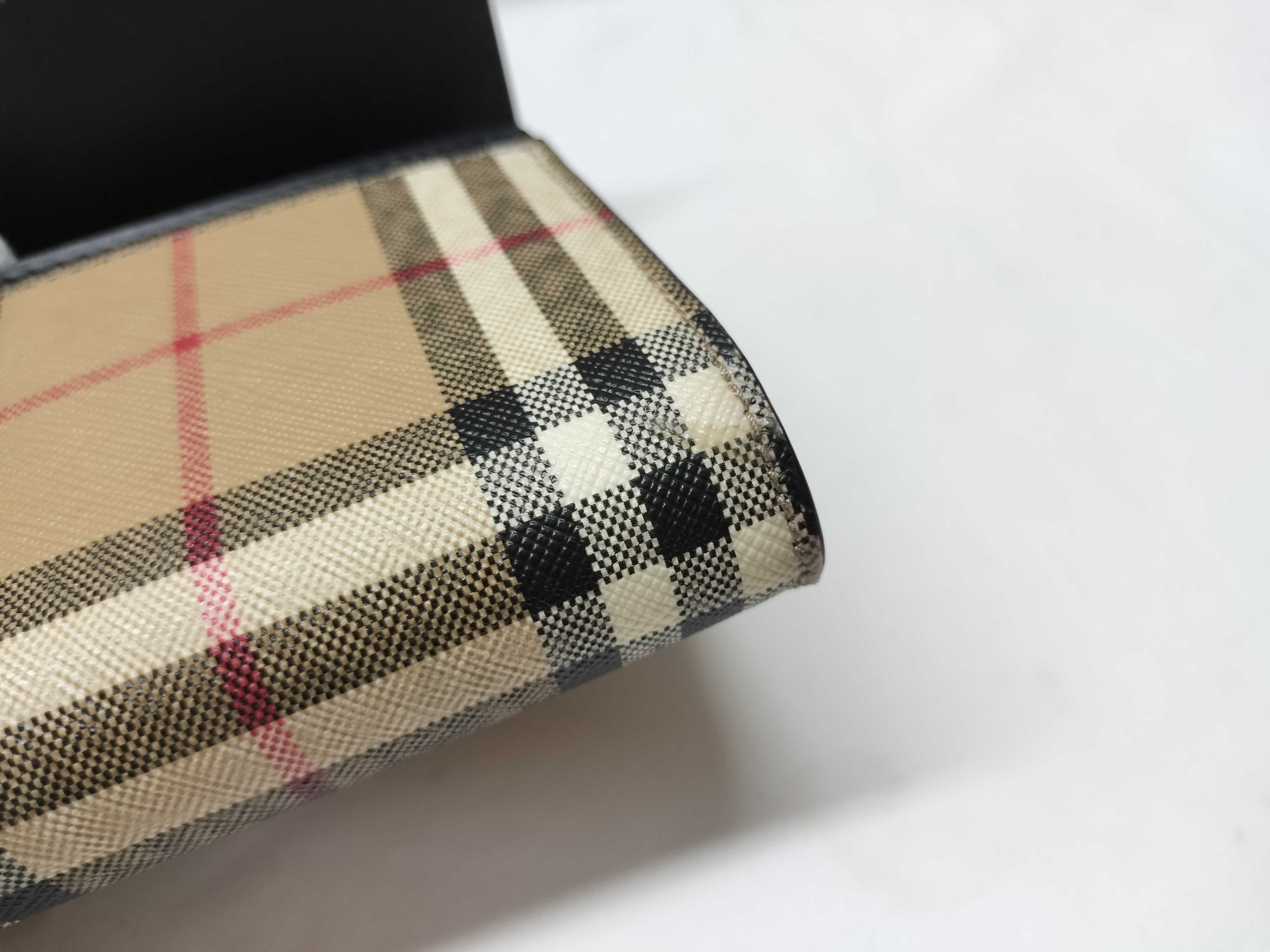 Check Leather Wallet — view 10
